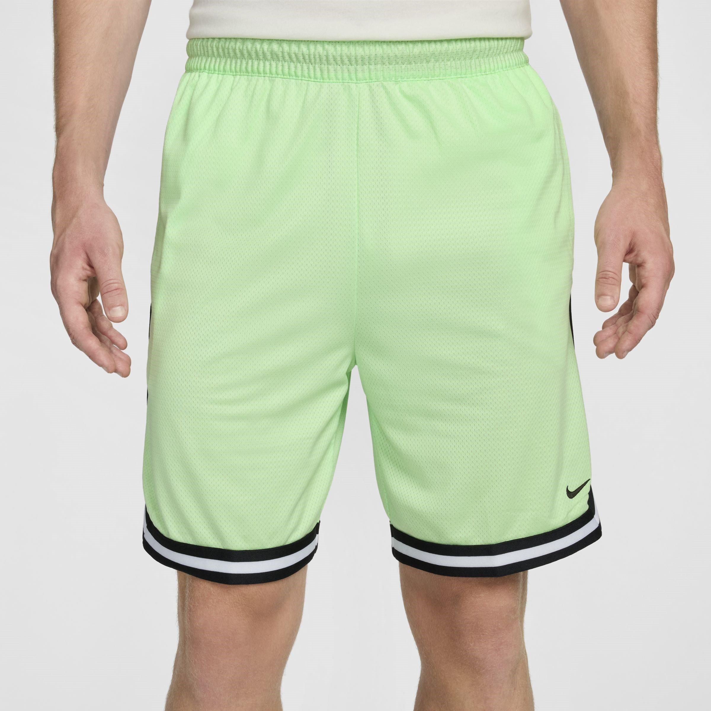 Nike Men's Dna Dri-Fit 8 Basketball Shorts - Vapor Green/Blk - M