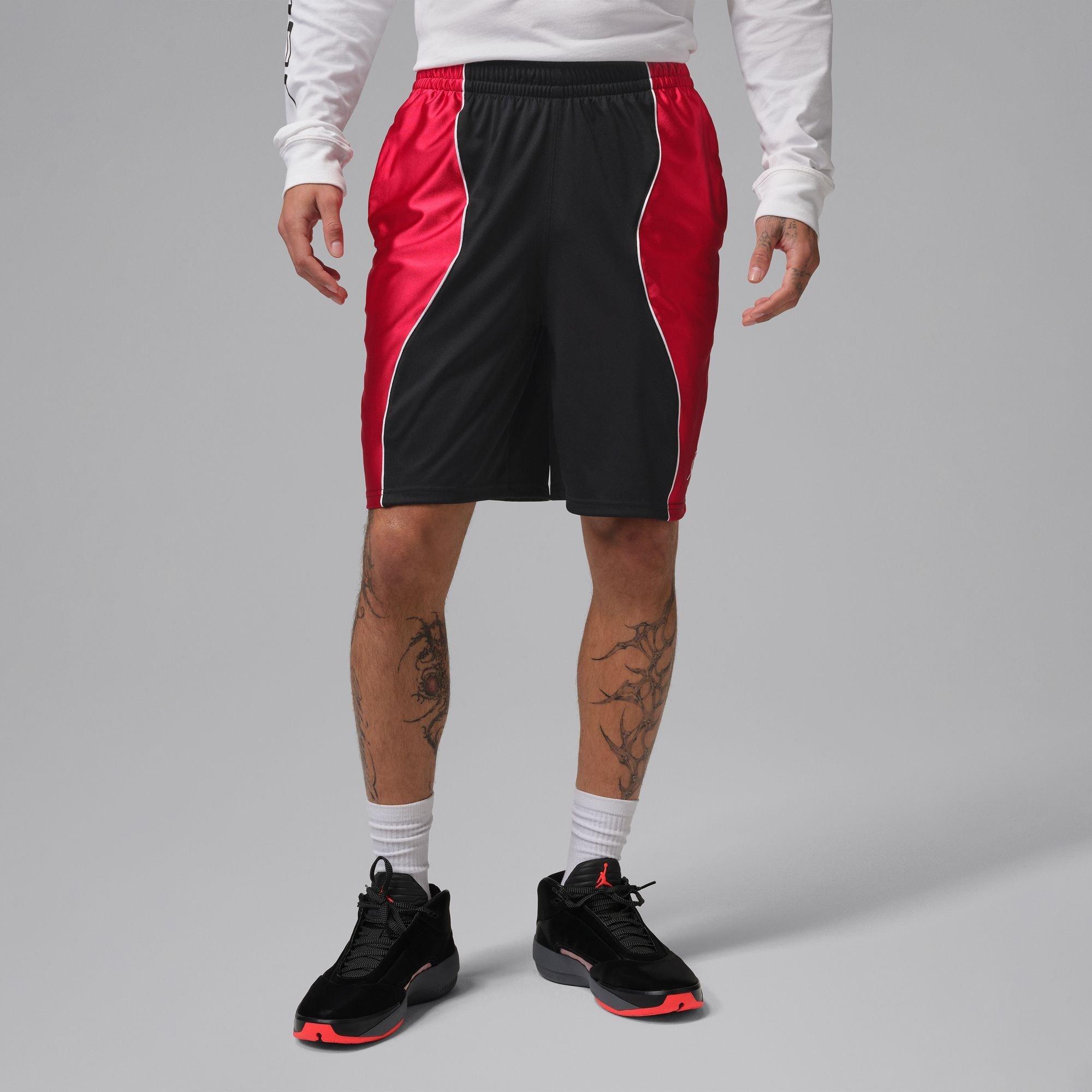 Black/White/Red - Nike - Men's Y2K Basketball Shorts - 3
