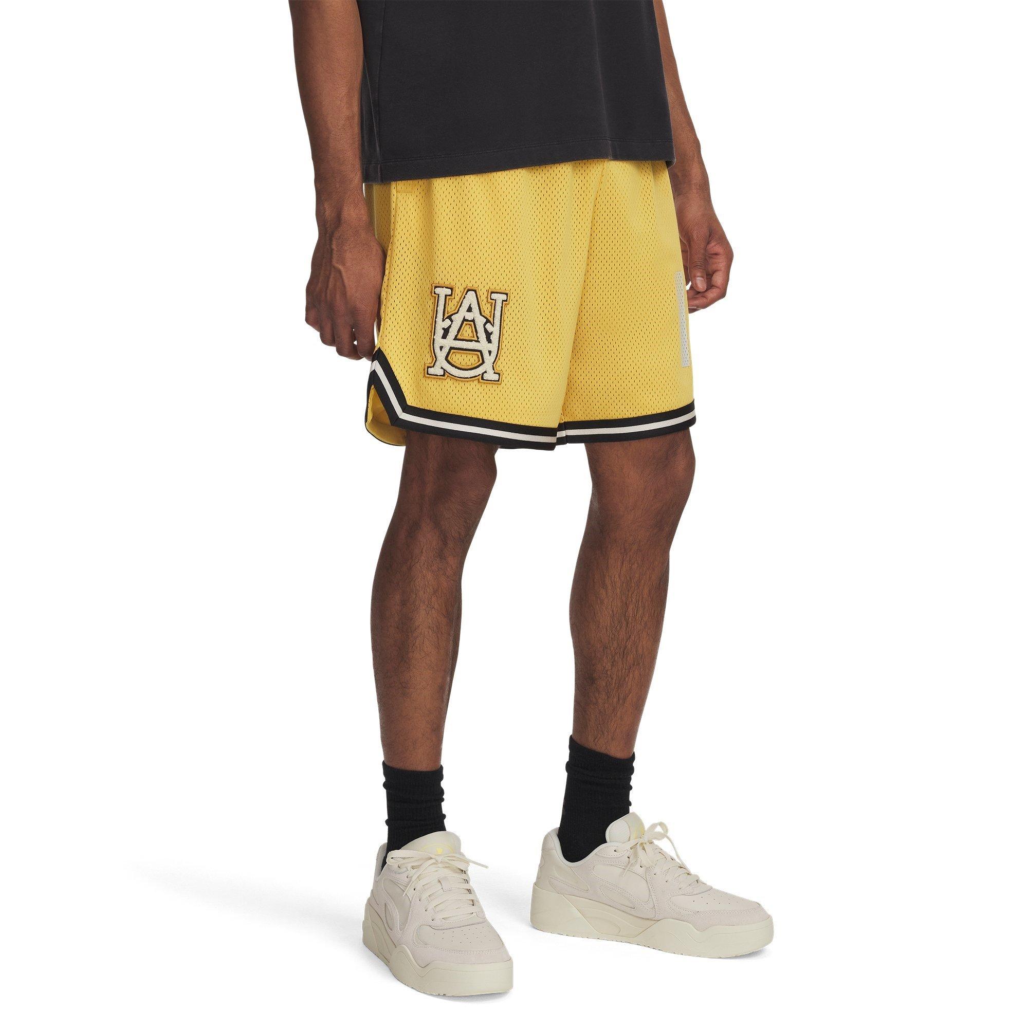 Under Armour Men's Hoops Basketball Shorts - Yellow - S