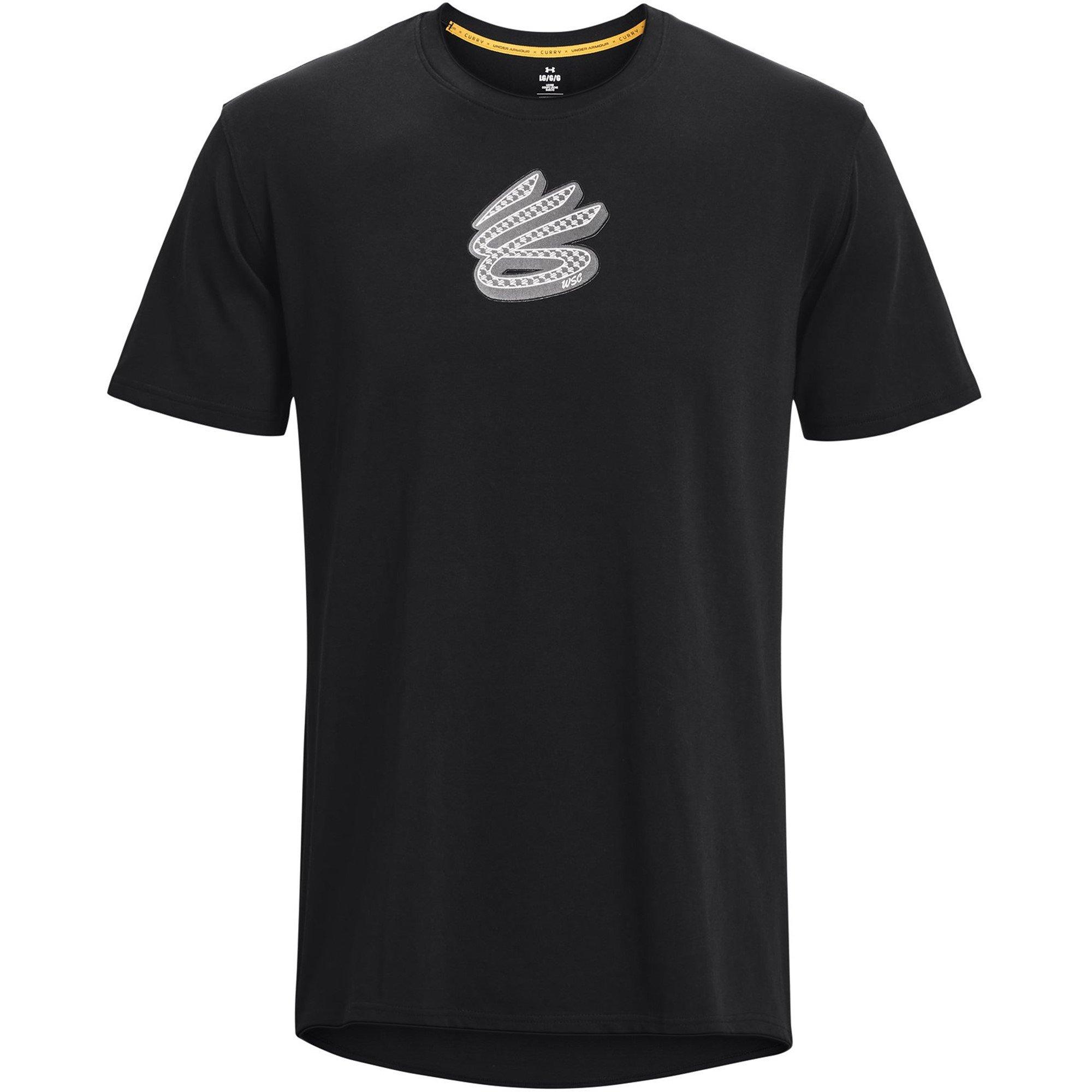 Under Armour Under Armour Ua Curry Heavyweight Logo Ss T Shirt Mens Kurzarm Performance T Shirts Sports Direct