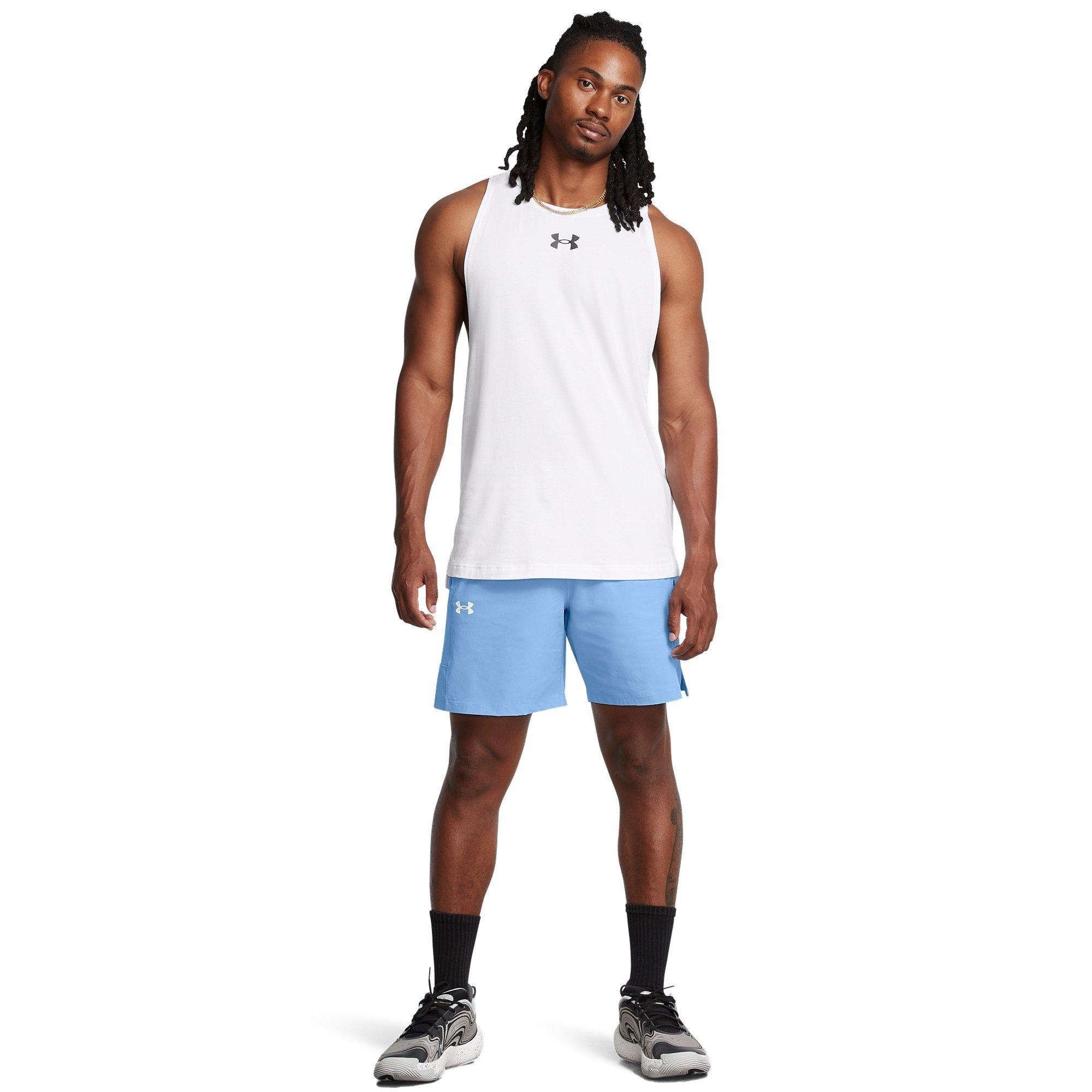 Blau - Under Armour - Armour Ua Baseline Woven Short Basketball Mens - 6