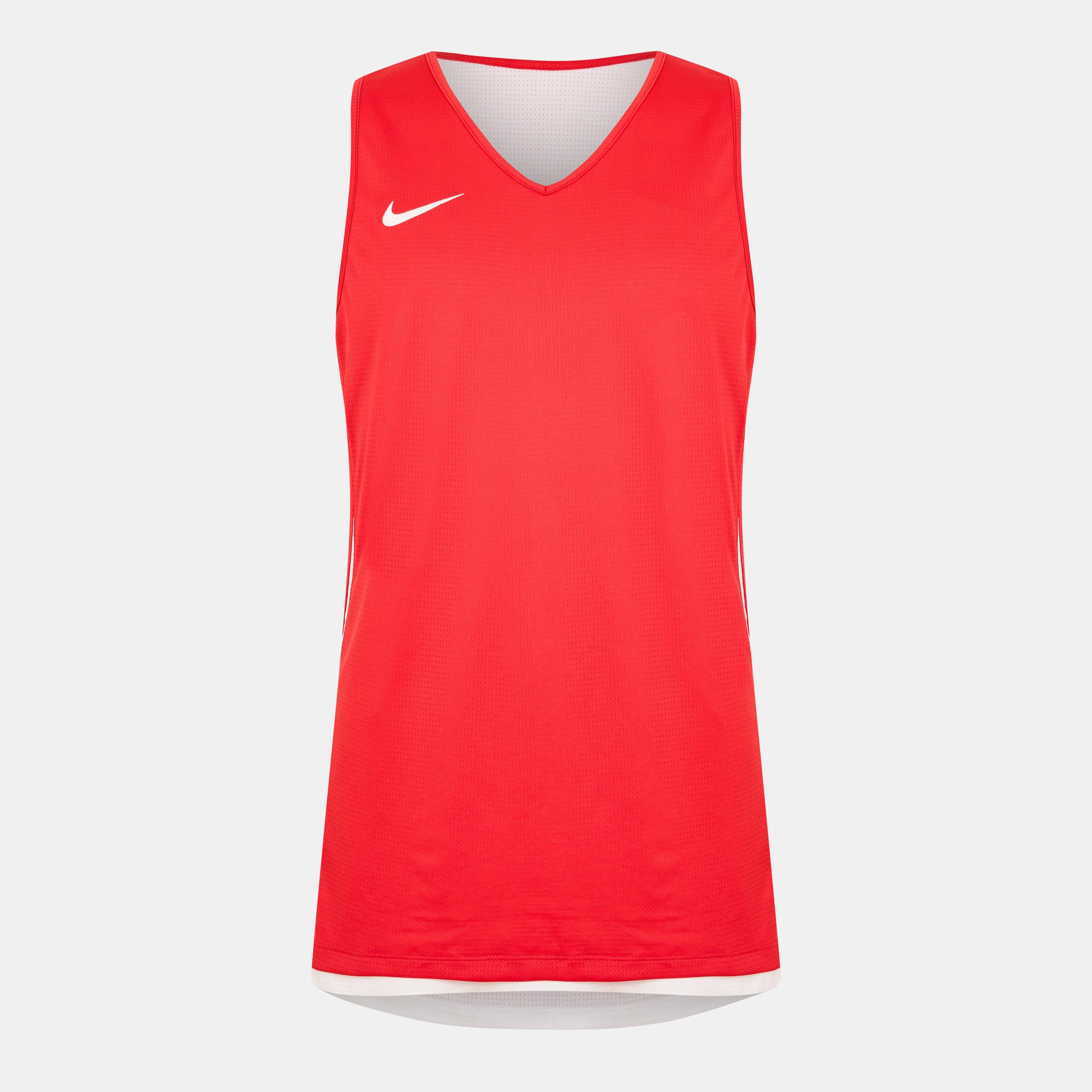Nike Men's Performance Basketball Jersey - Univrsty Red/Wh - 3XL