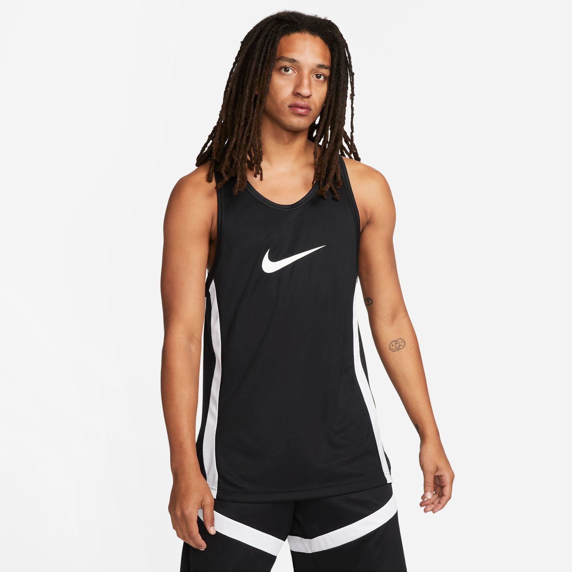 Black/White - Nike - Dri-FIT Icon Men's Basketball Jersey - 1