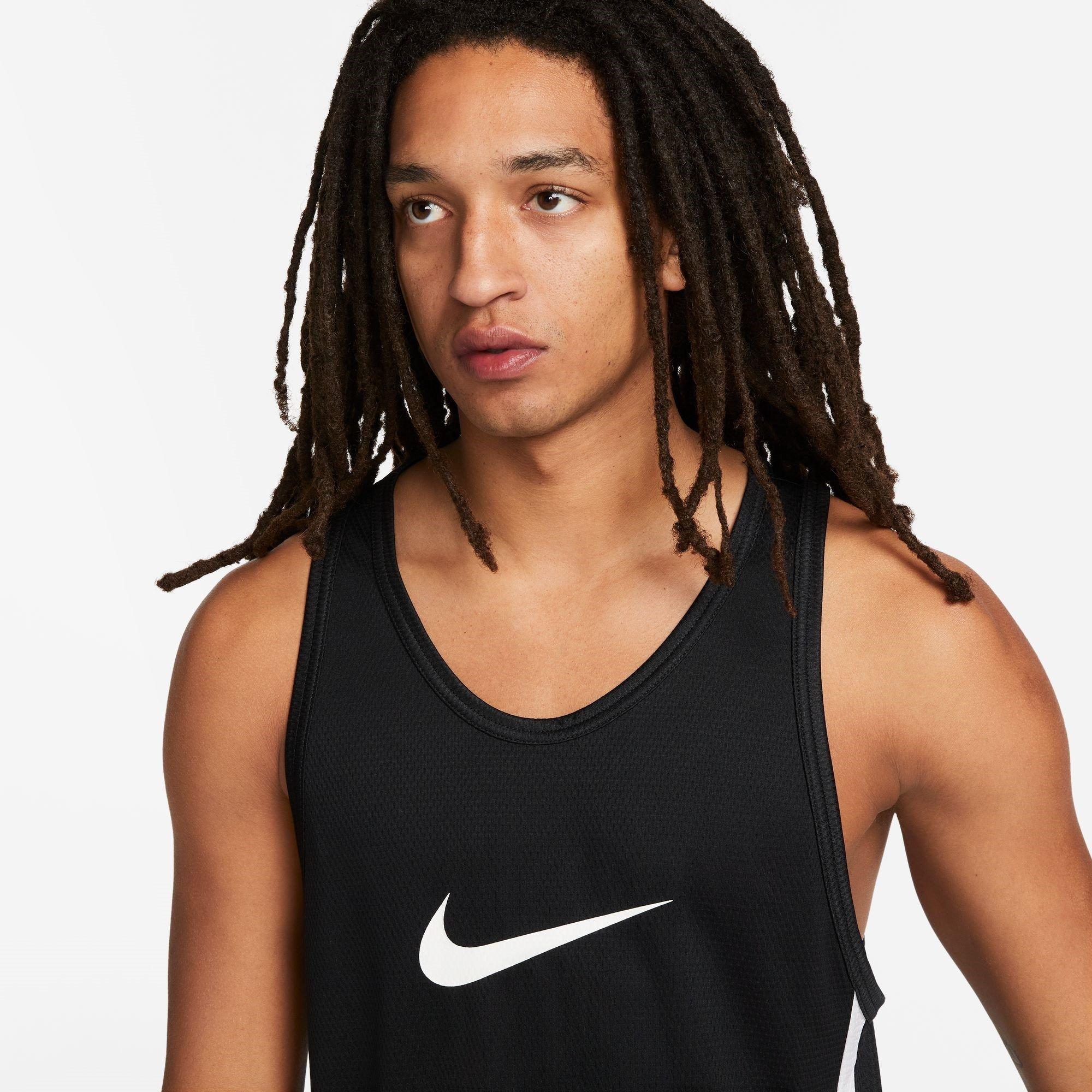 Zwart/Wit - Nike - Dri-FIT Icon Men's Basketball Jersey - 3