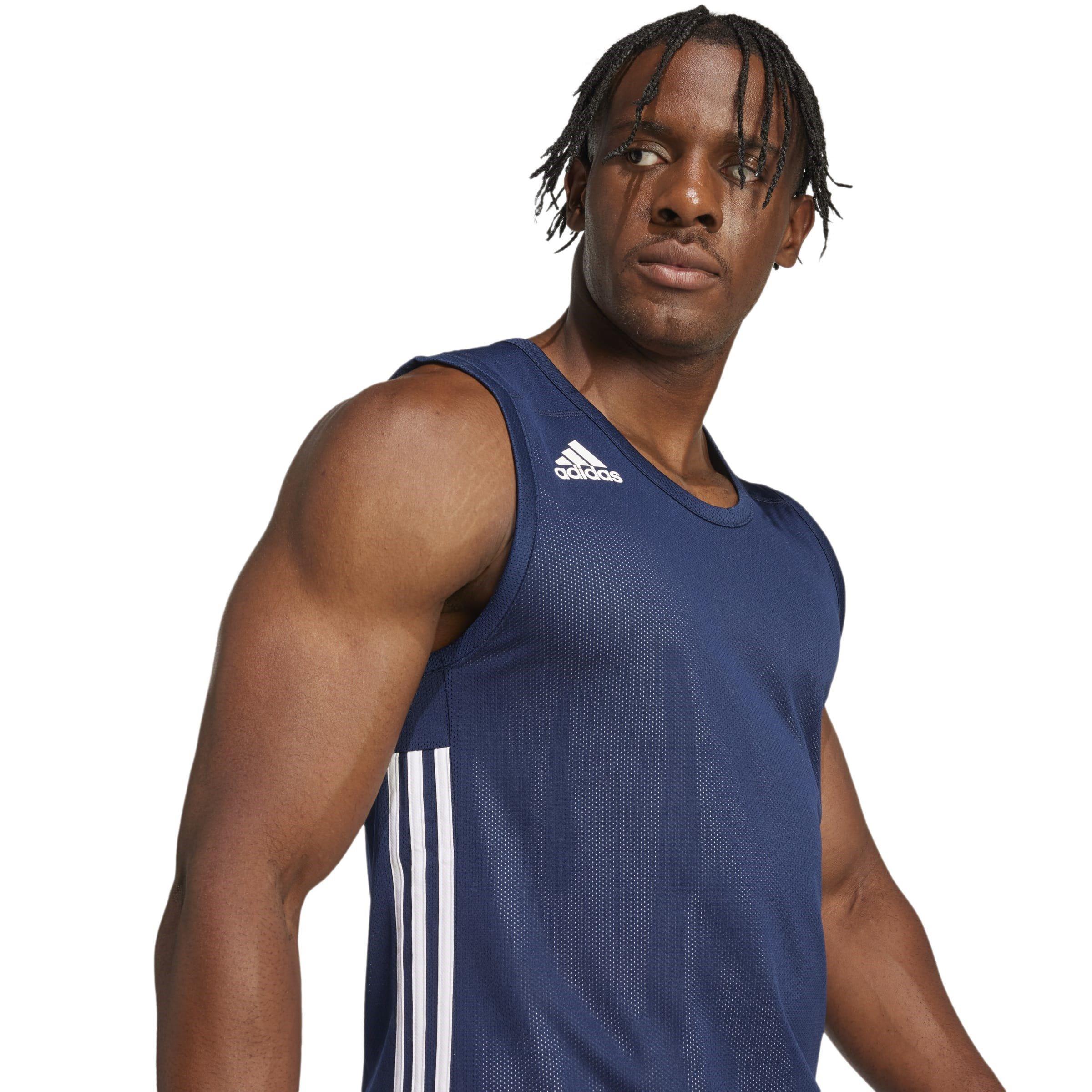 Collegiate Navy - adidas - 3g Spee Rev Jrs Basketball Jersey Mens - 4