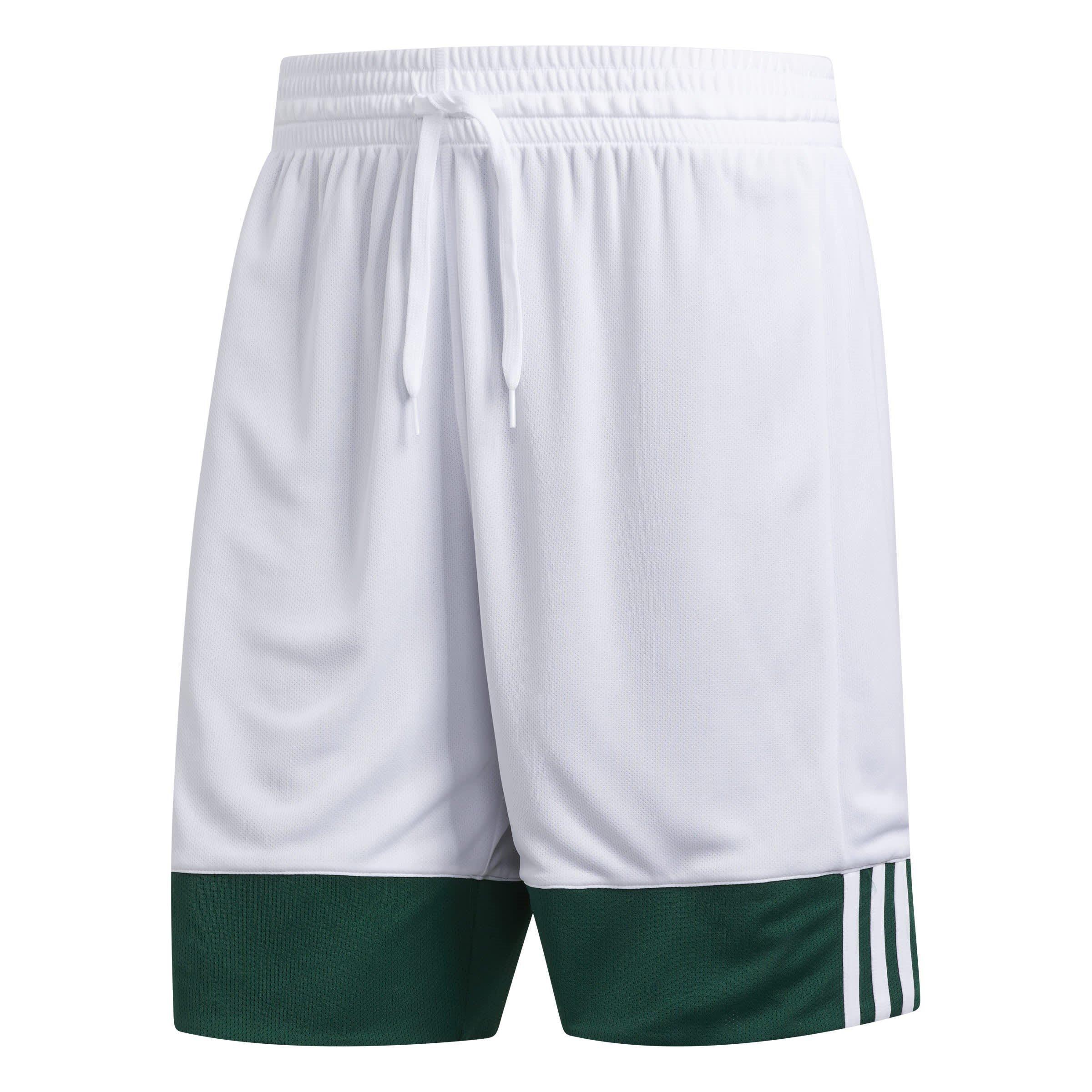 Tamnozelena/Bijela - adidas - 3g Spee Rev Shr Basketball Short Mens - 2