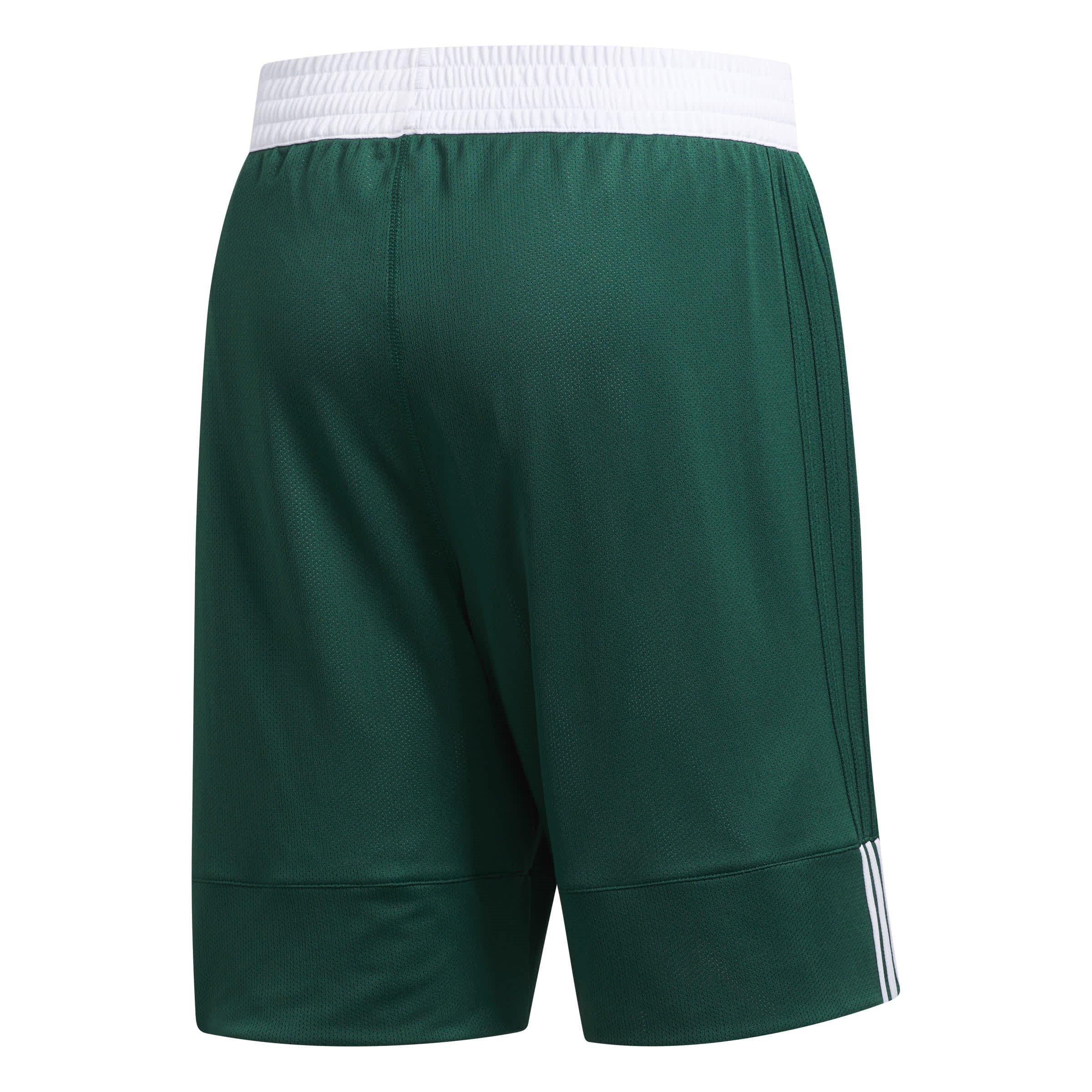 Tamnozelena/Bijela - adidas - 3g Spee Rev Shr Basketball Short Mens - 3