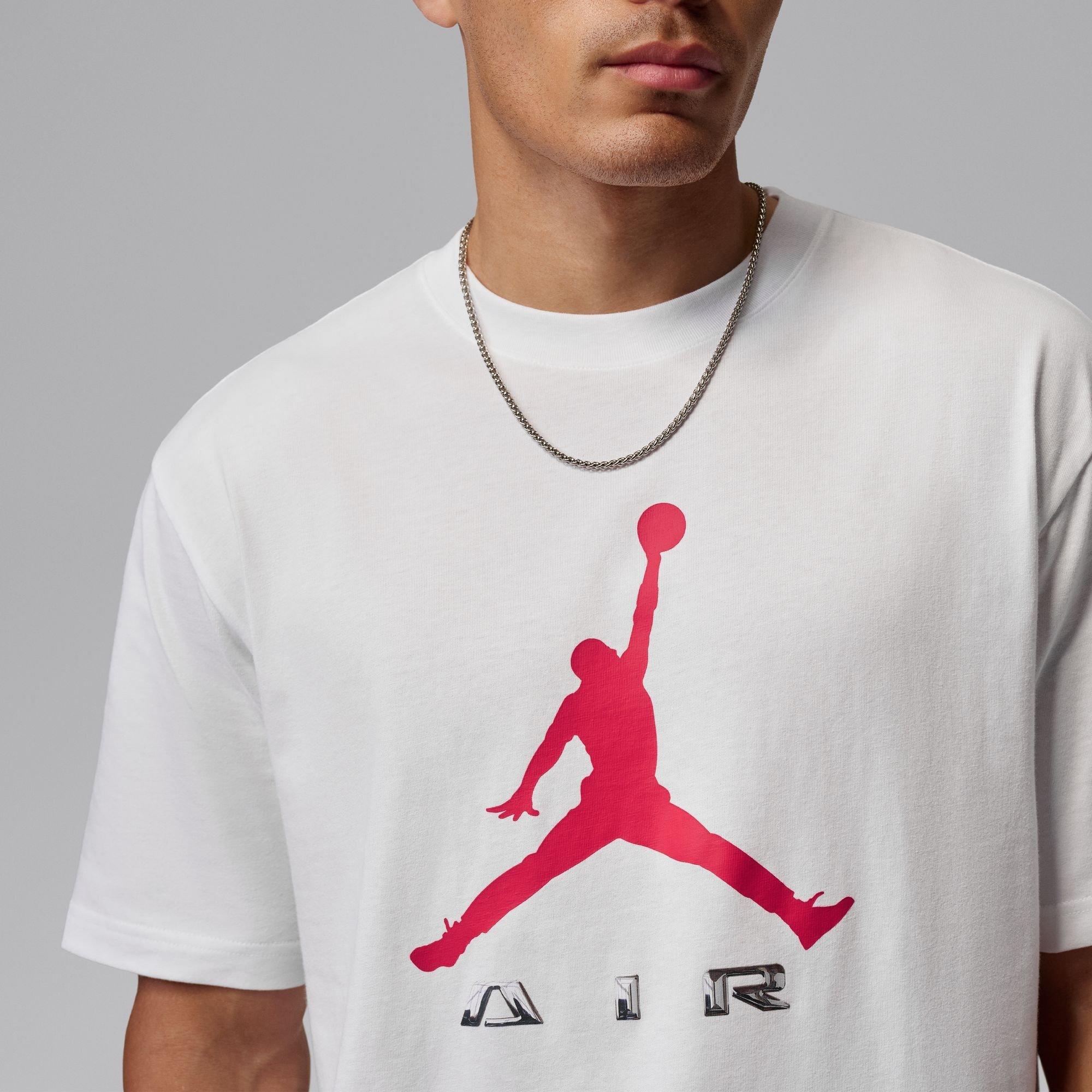 White/Uni Red - Nike - Men's Short Sleeve Performance T-Shirt - 3