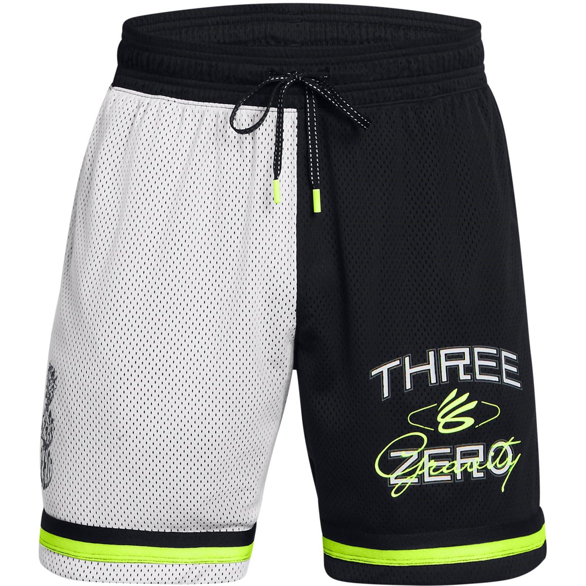 Grijs/Zwart/Geel - Under Armour - Curry Statement Shorts Adults - 1
