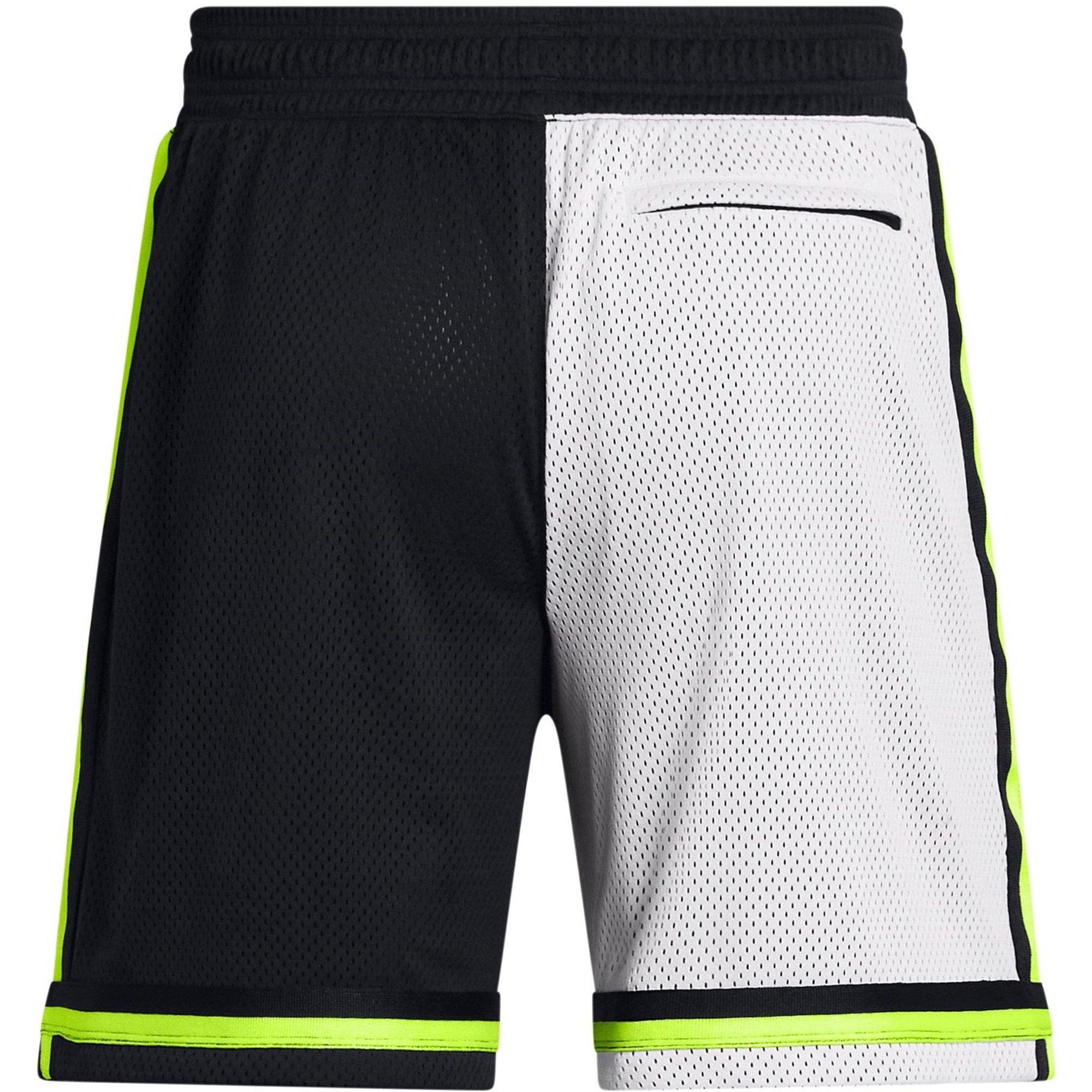 Grey/Blk/Yellow - Under Armour - Curry Statement Shorts Adults - 6