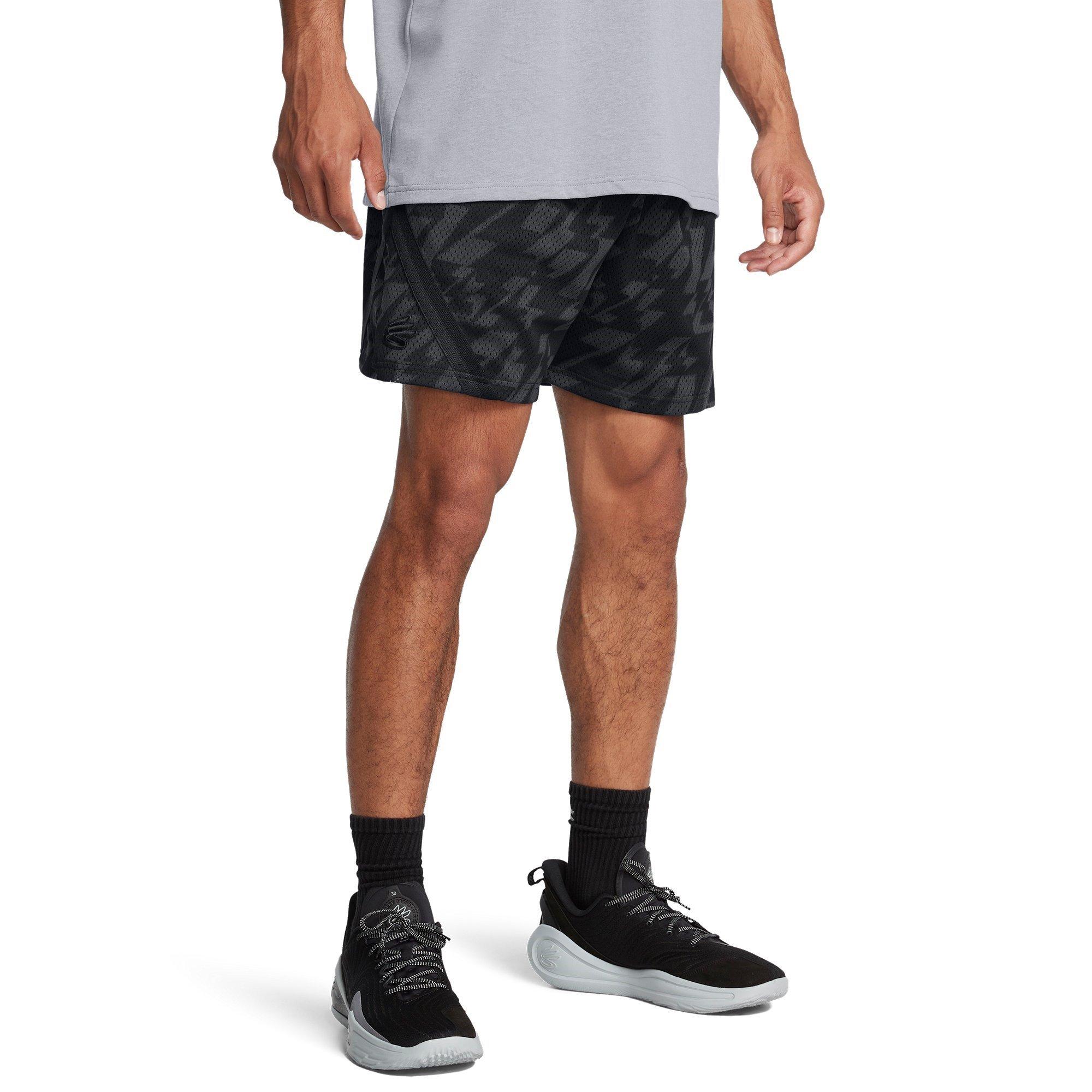 Noir/Gris - Under Armour - Curry Sig Shorts Adults - 3