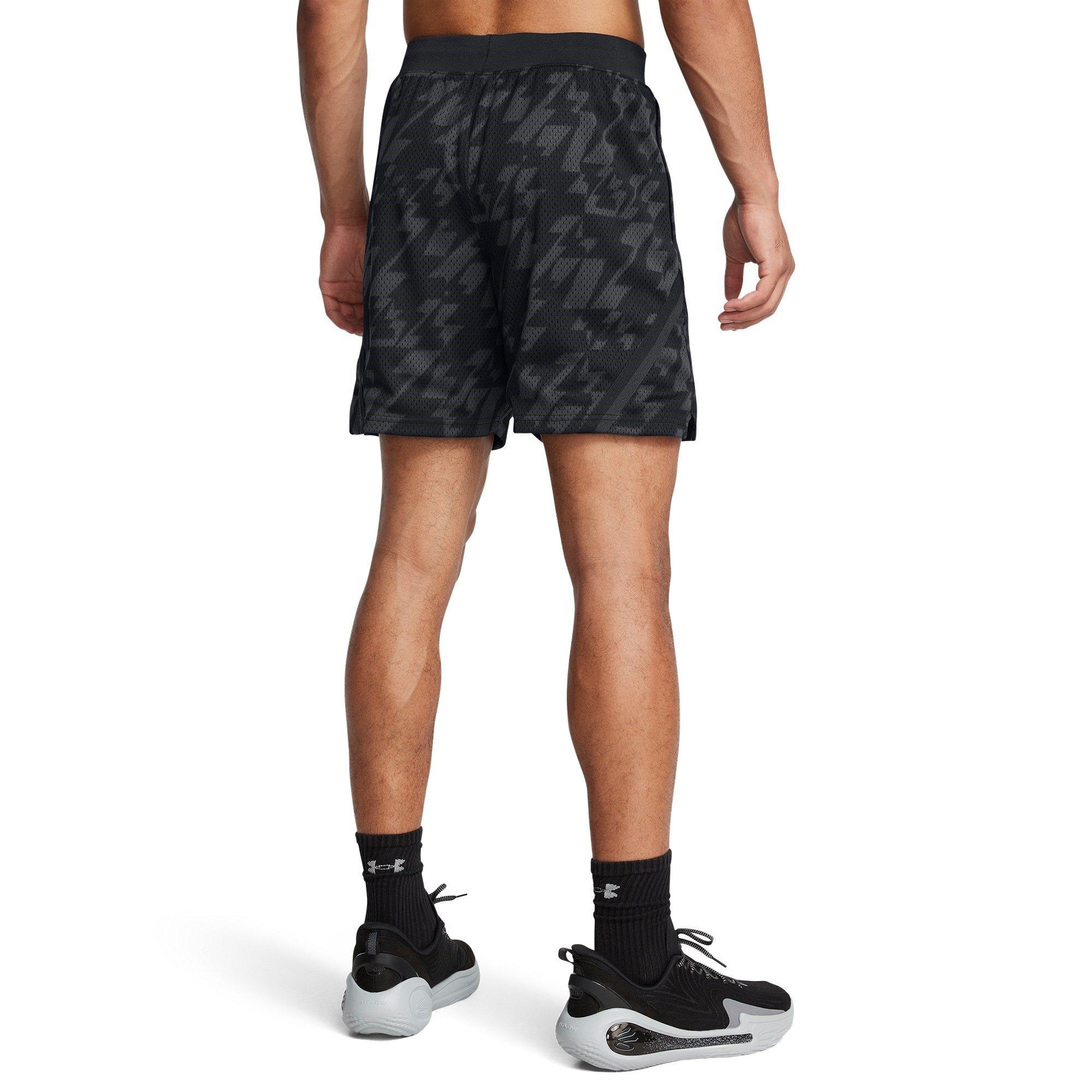Noir/Gris - Under Armour - Curry Sig Shorts Adults - 4