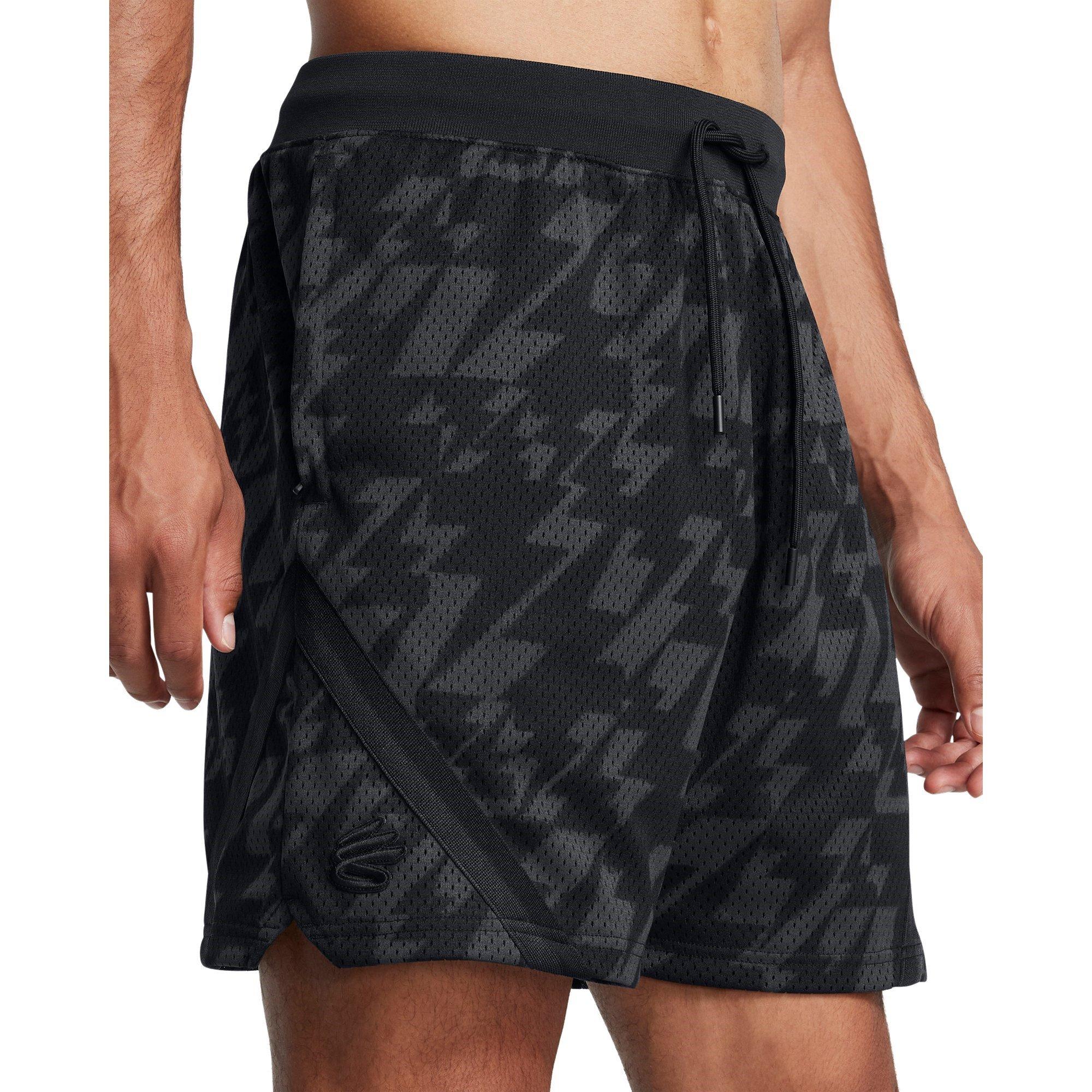 Noir/Gris - Under Armour - Curry Sig Shorts Adults - 5