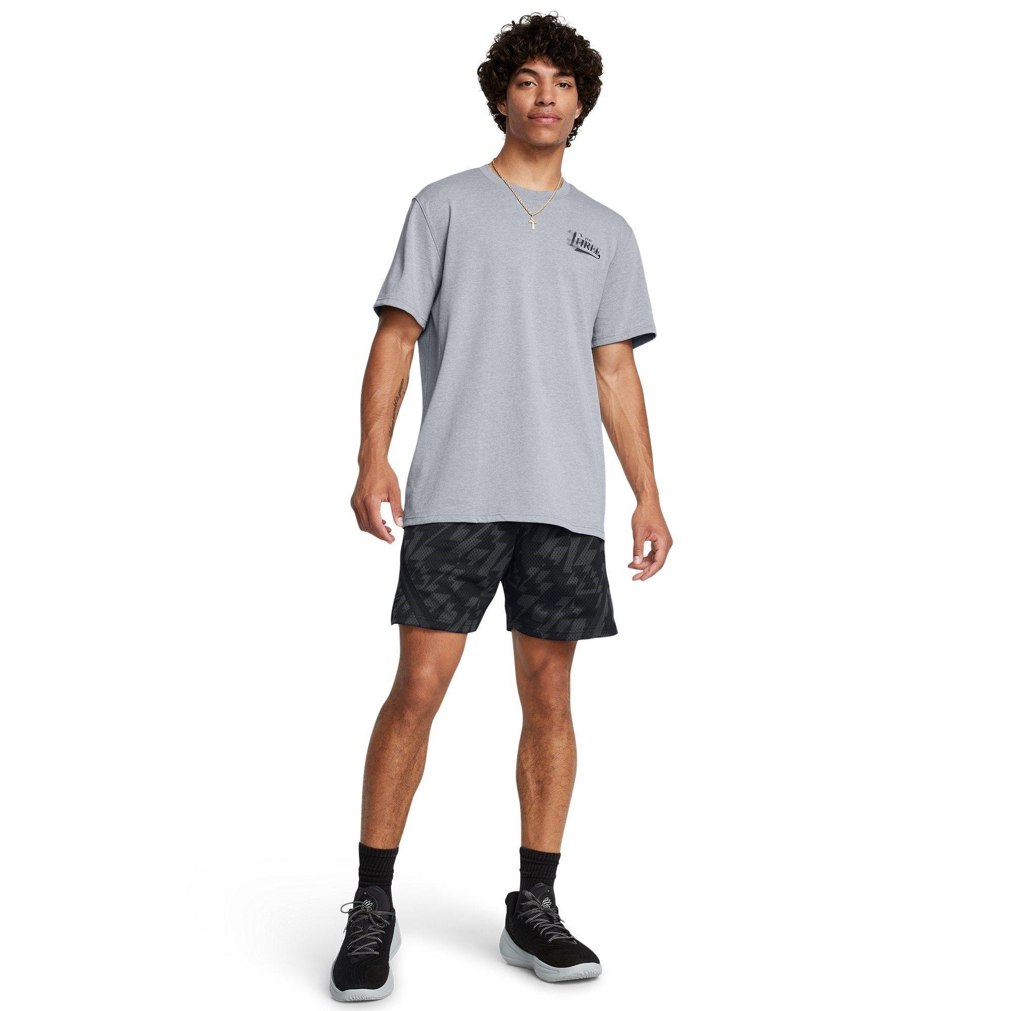 Noir/Gris - Under Armour - Curry Sig Shorts Adults - 6