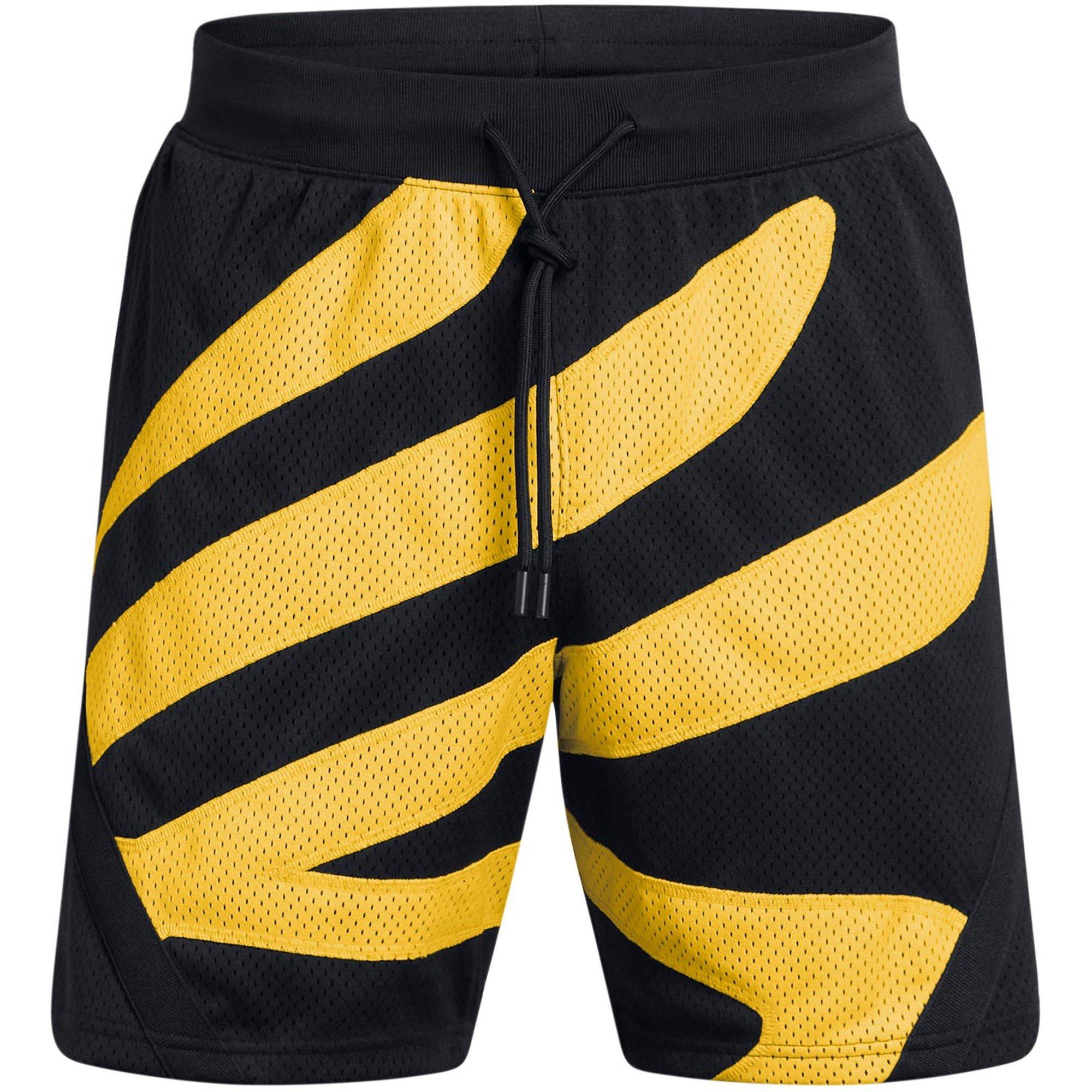 Nero/Giallo - Under Armour - Curry Sig Shorts Mens - 1