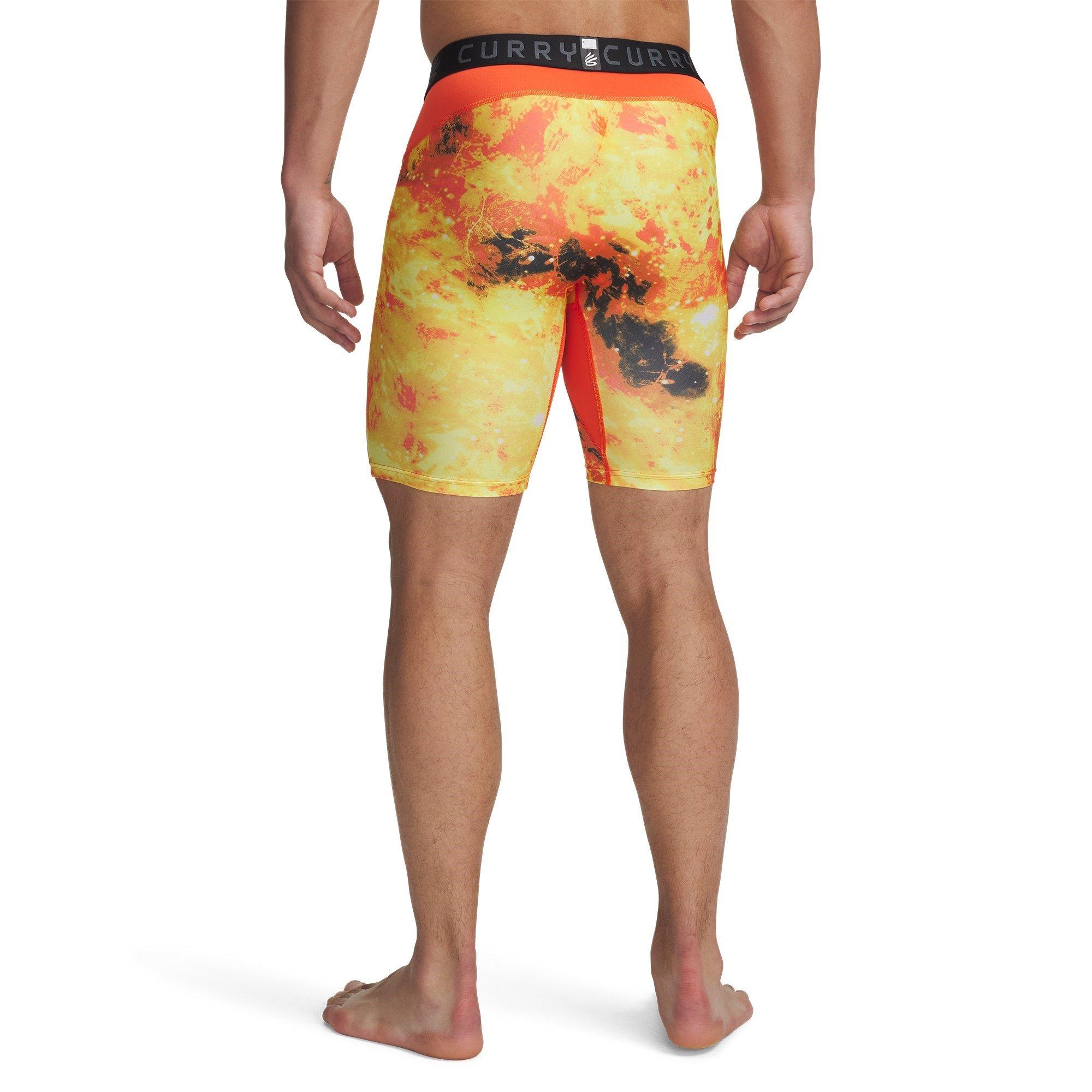 Black/Red - Under Armour - Curry HeatGear Printed Shorts Adults - 2