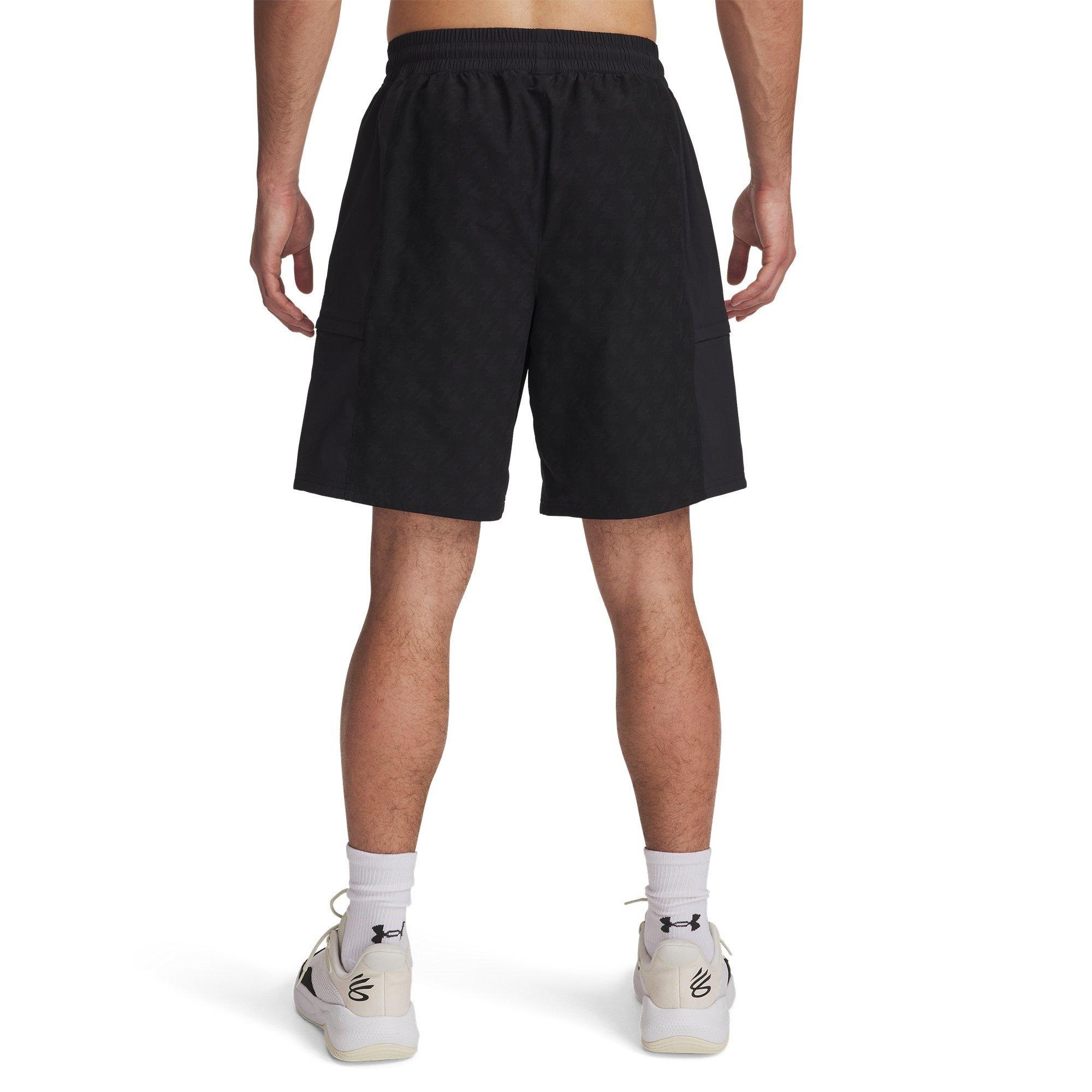 Black - Under Armour - Curry Woven Shorts Mens - 2