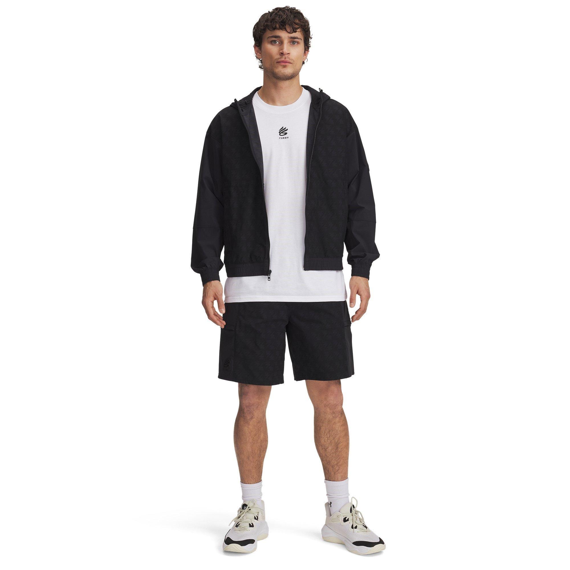 Black - Under Armour - Curry Woven Shorts Mens - 3