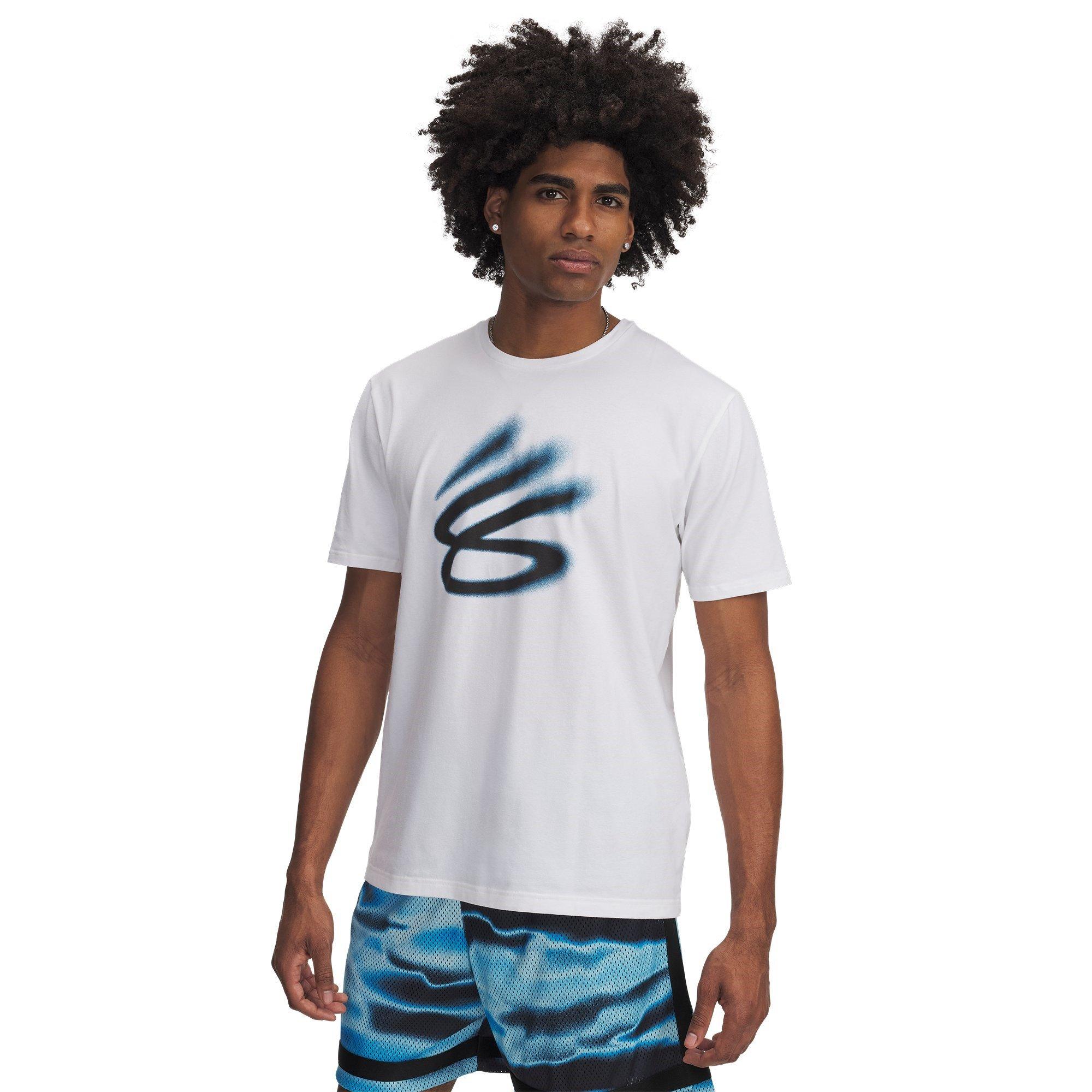 Wit/Zwart - Under Armour - Curry Playable T-Shirt Mens - 1