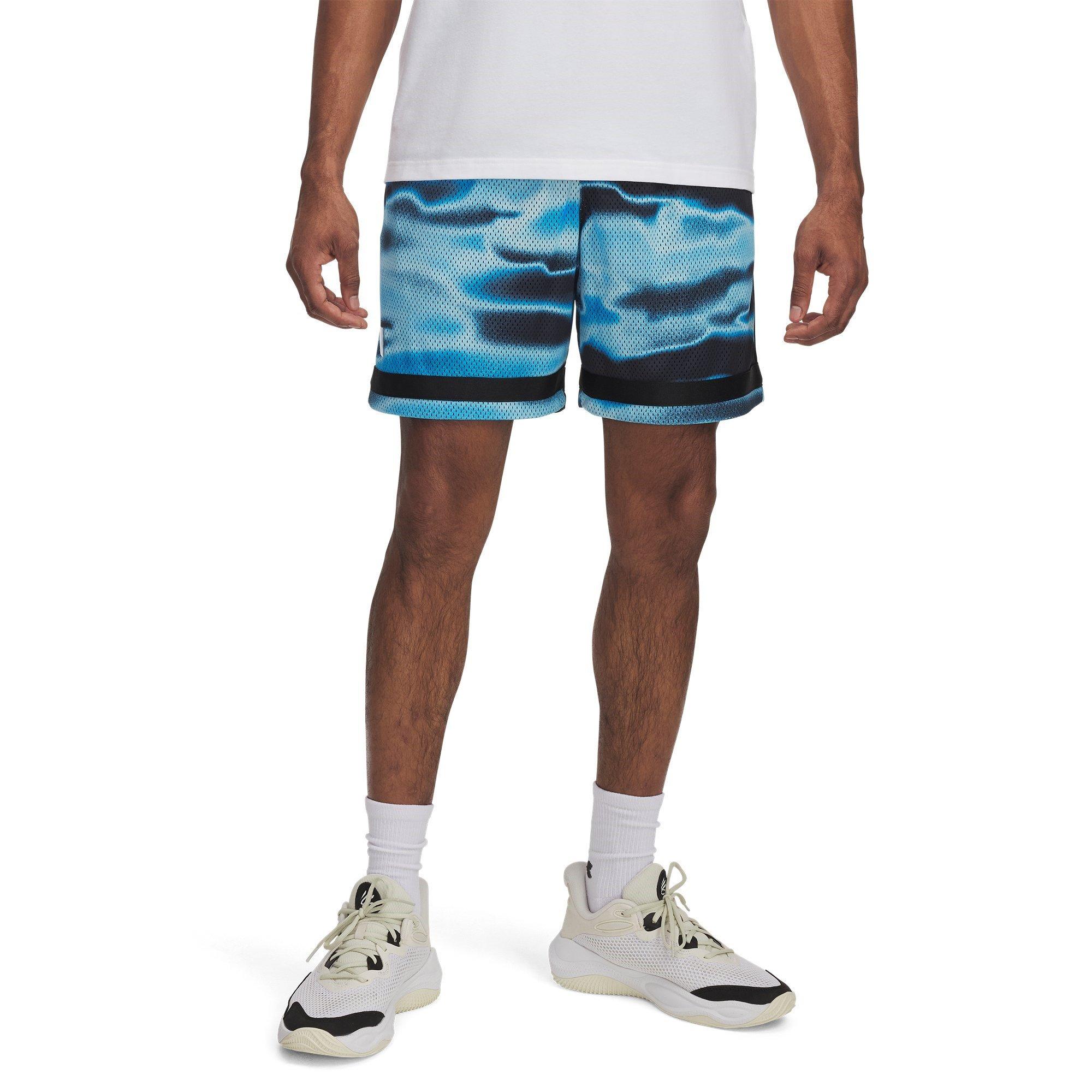 Navy/Stream - Under Armour - Curry Statement Shorts Mens - 1
