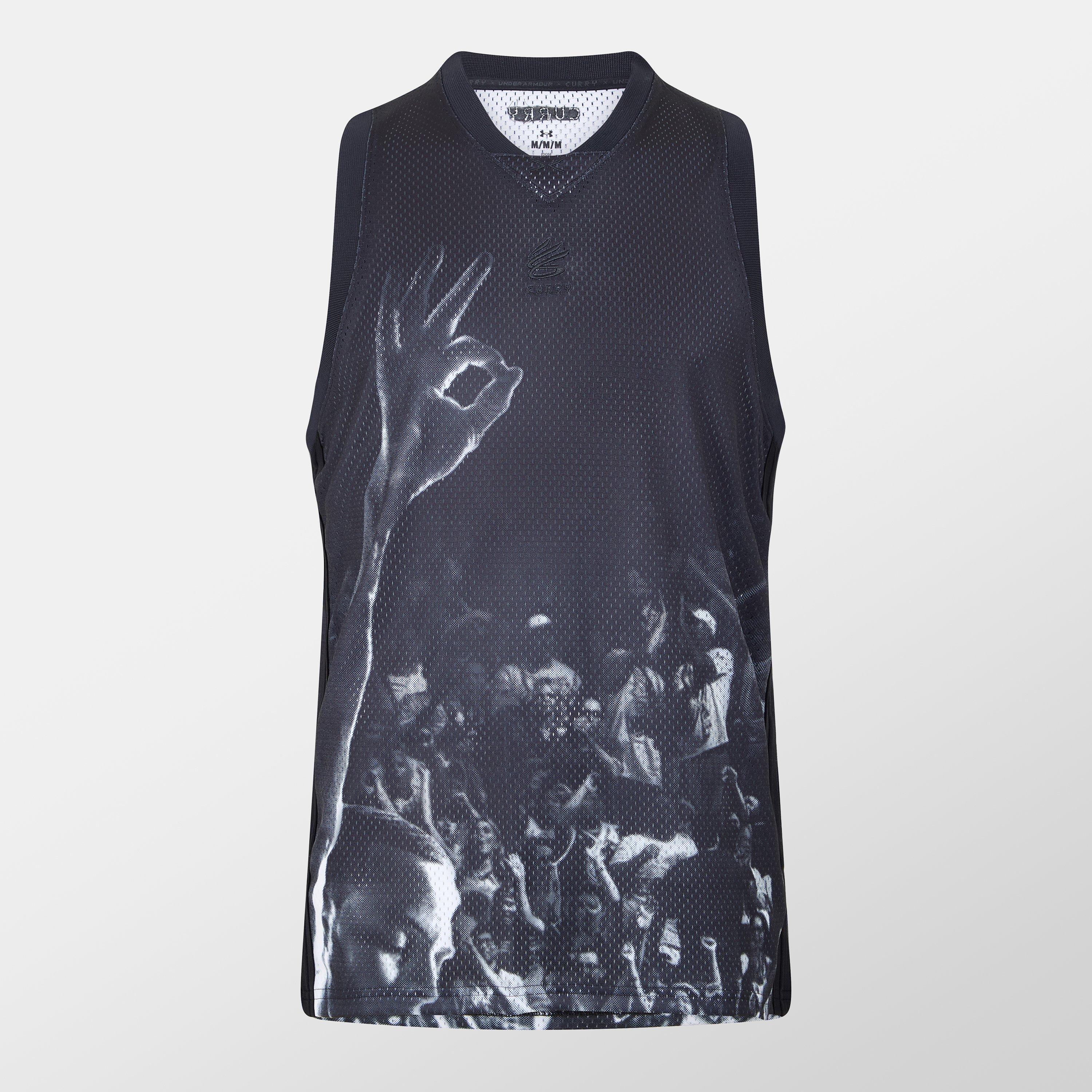 Black/White - Under Armour - Curry Signature Tank Top Mens - 1