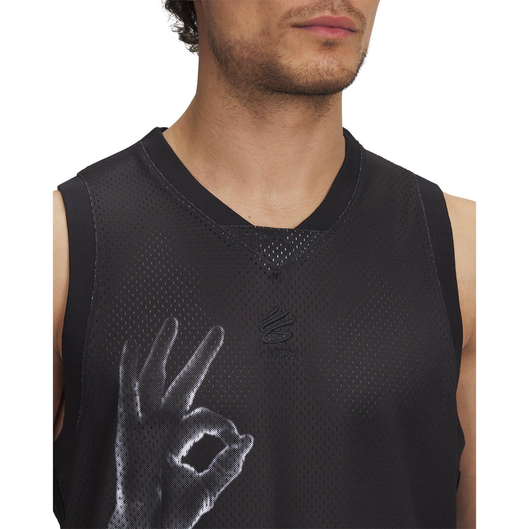 Black/White - Under Armour - Curry Signature Tank Top Mens - 4