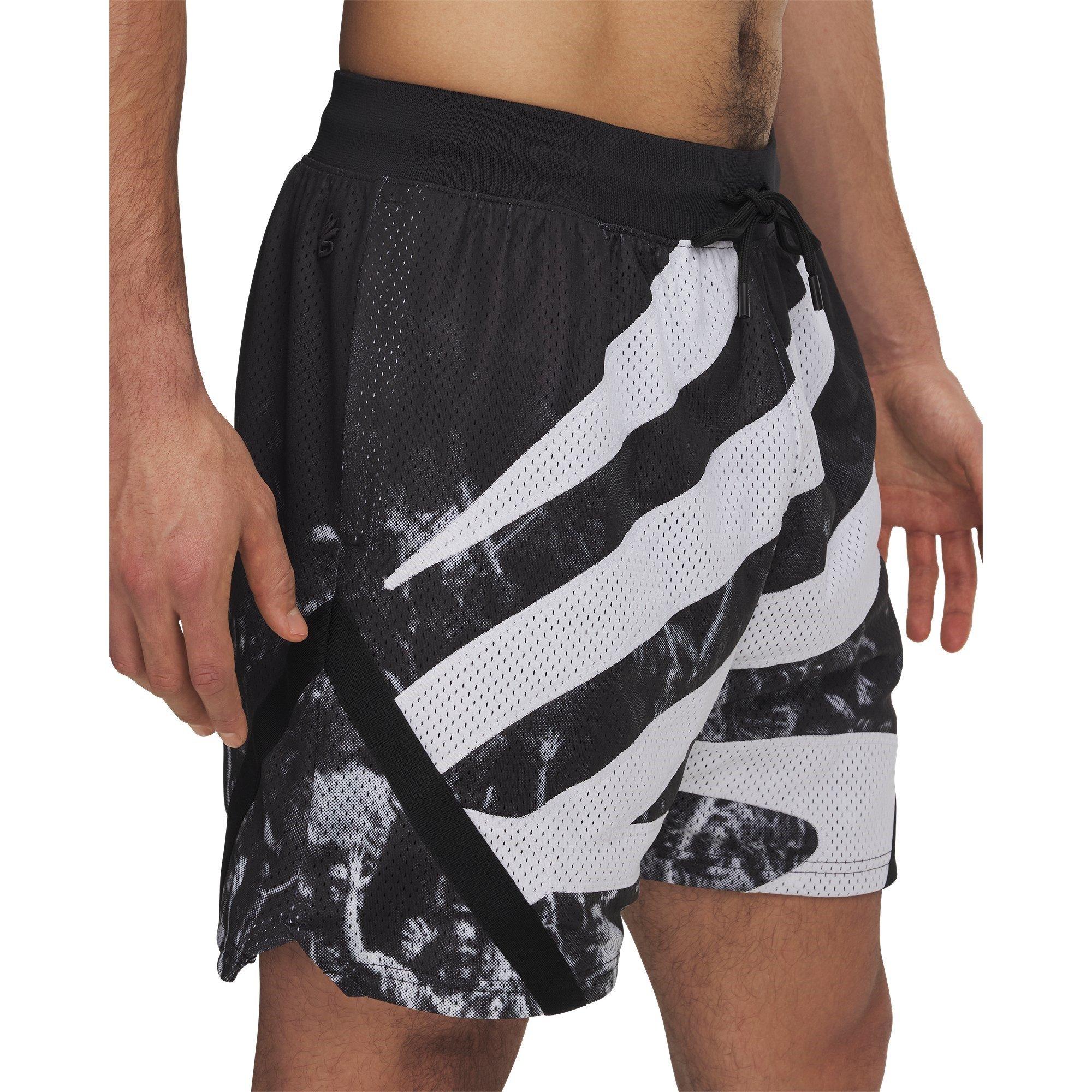 Schwarz/Weiß - Under Armour - Curry Signature Sub Basketball Shorts Mens - 4