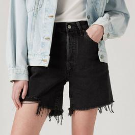 Levis Levis 501 Mid Thigh Short Lunar Blac