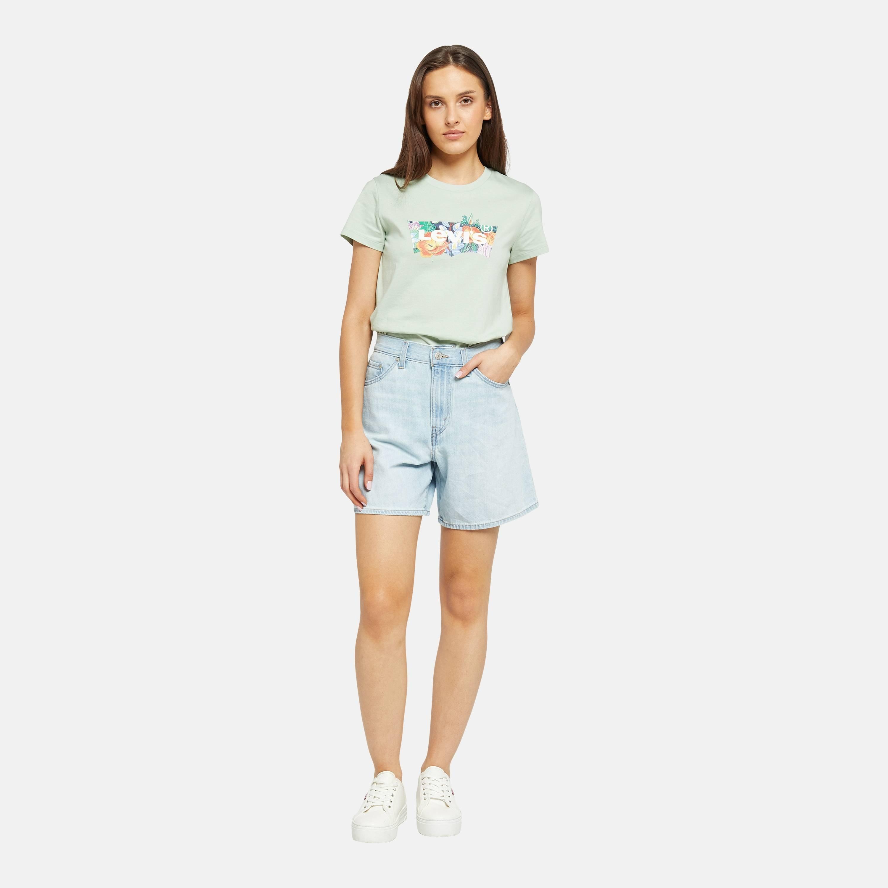 Levis Women's High Baggy Luxury Denim Shorts - Luxury Trip - 30 L30