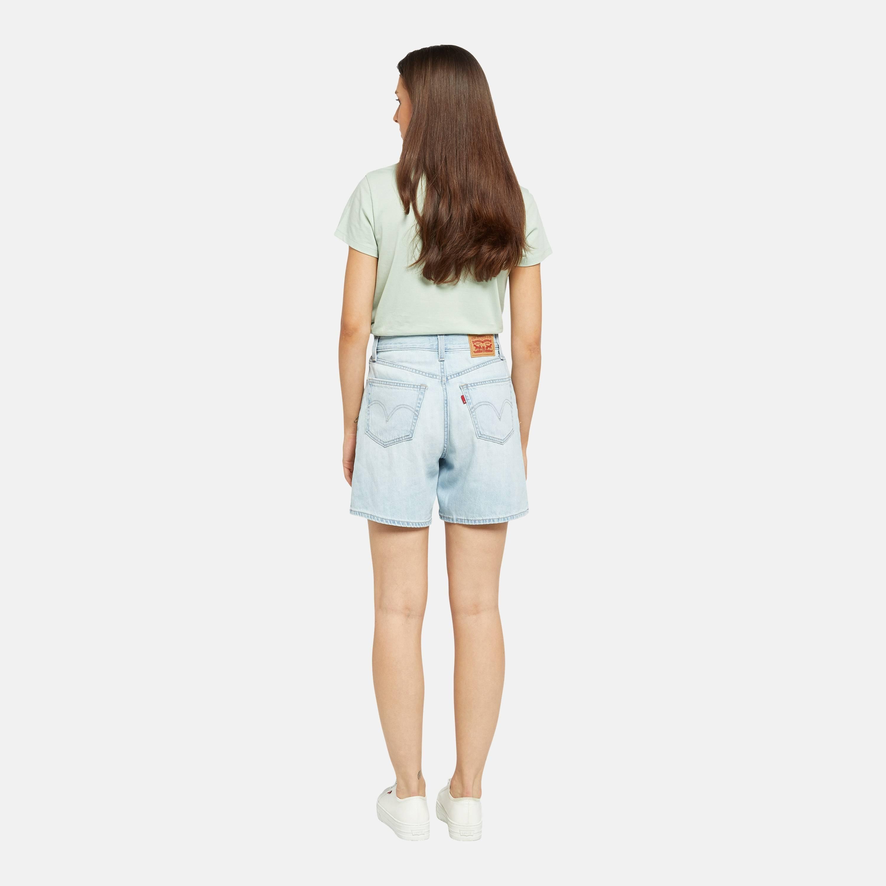 Viaggio di lusso - Levis - Women's High Baggy Luxury Denim Shorts - 3