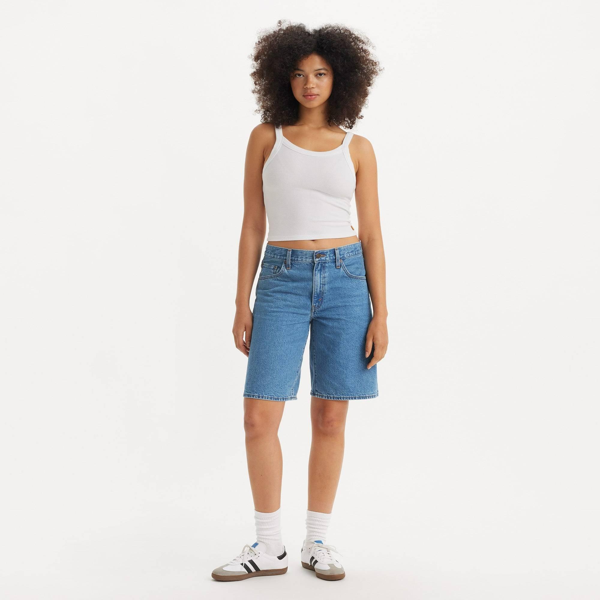 Foolish Love - Levis - Women's Baggy Dad Denim Shorts - 2