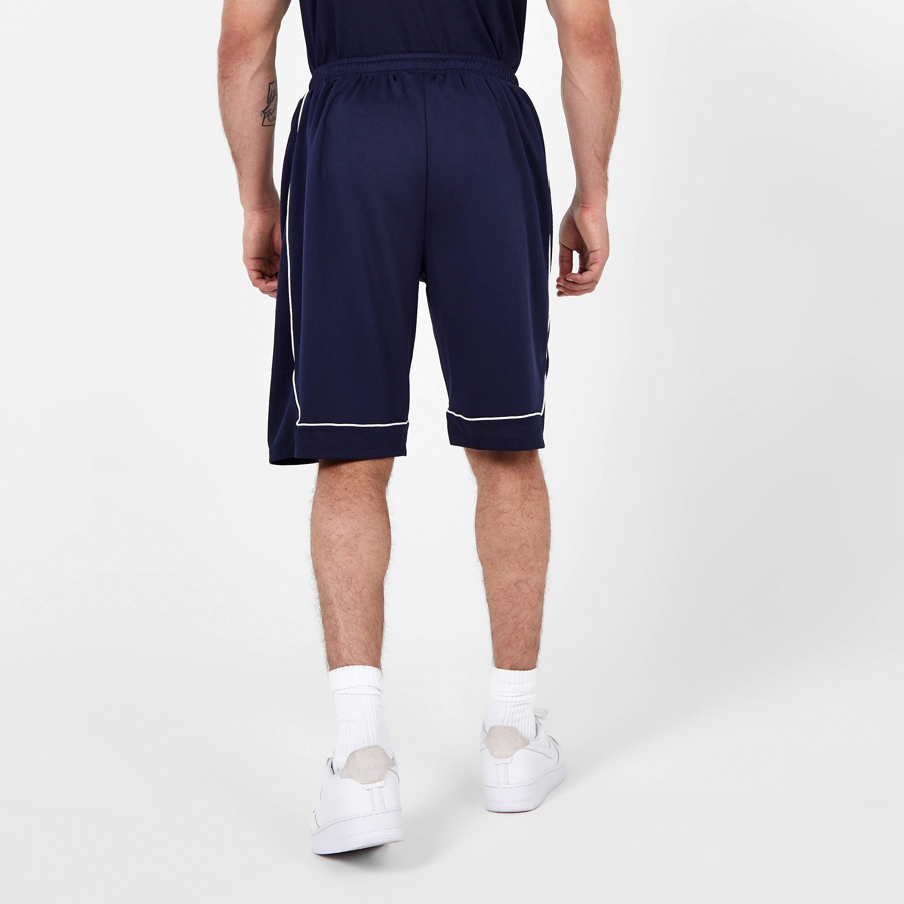 Marineblau & Weiß - Everlast - Basketball Shorts Men - 3