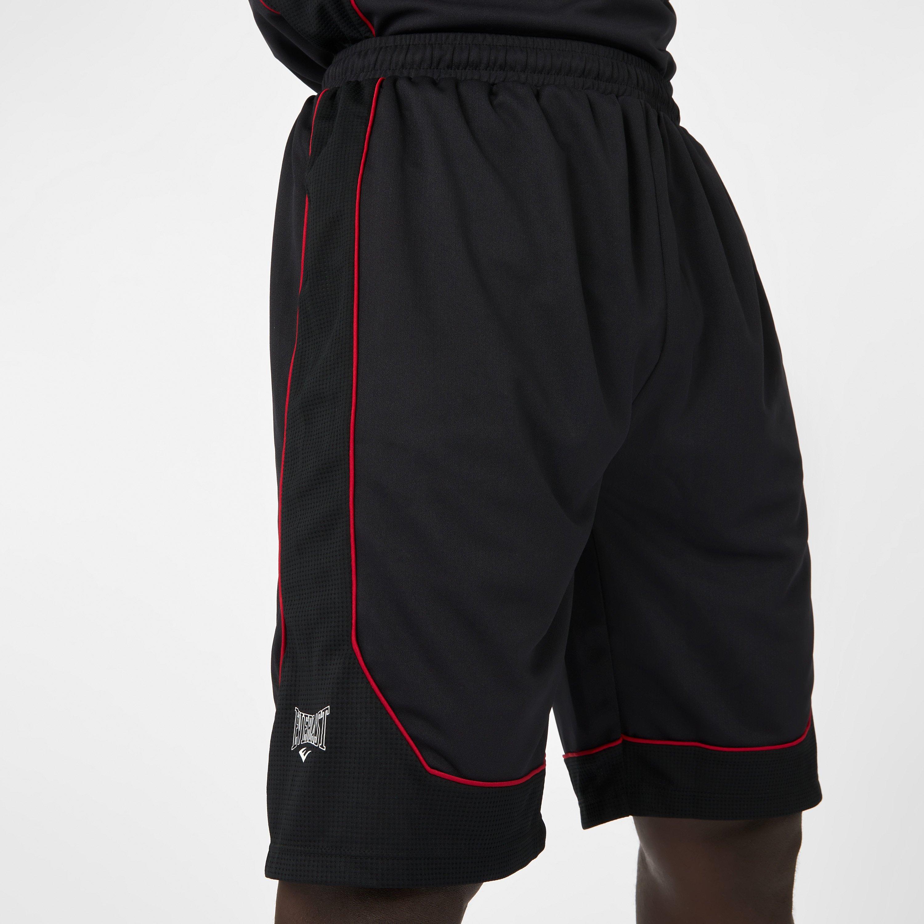 Zwart & Rood - Everlast - Basketball Shorts Men - 3
