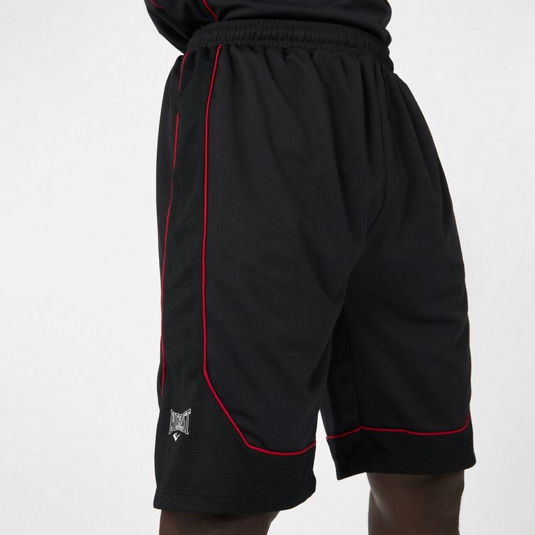 Noir et rouge - Everlast - Basketball Shorts - 3