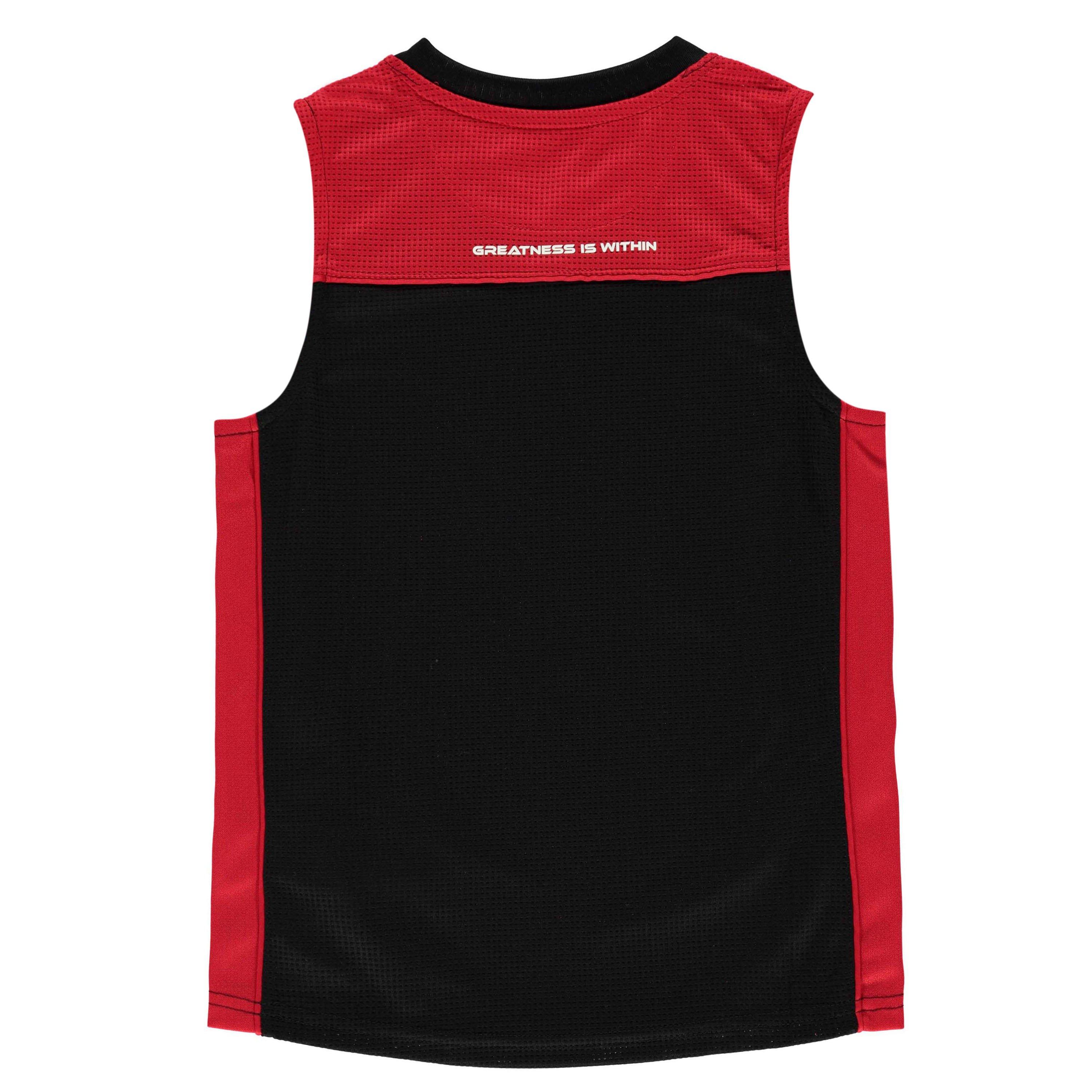 Noir/Rouge - Everlast - Basketball Jersey Junior Boys - 2
