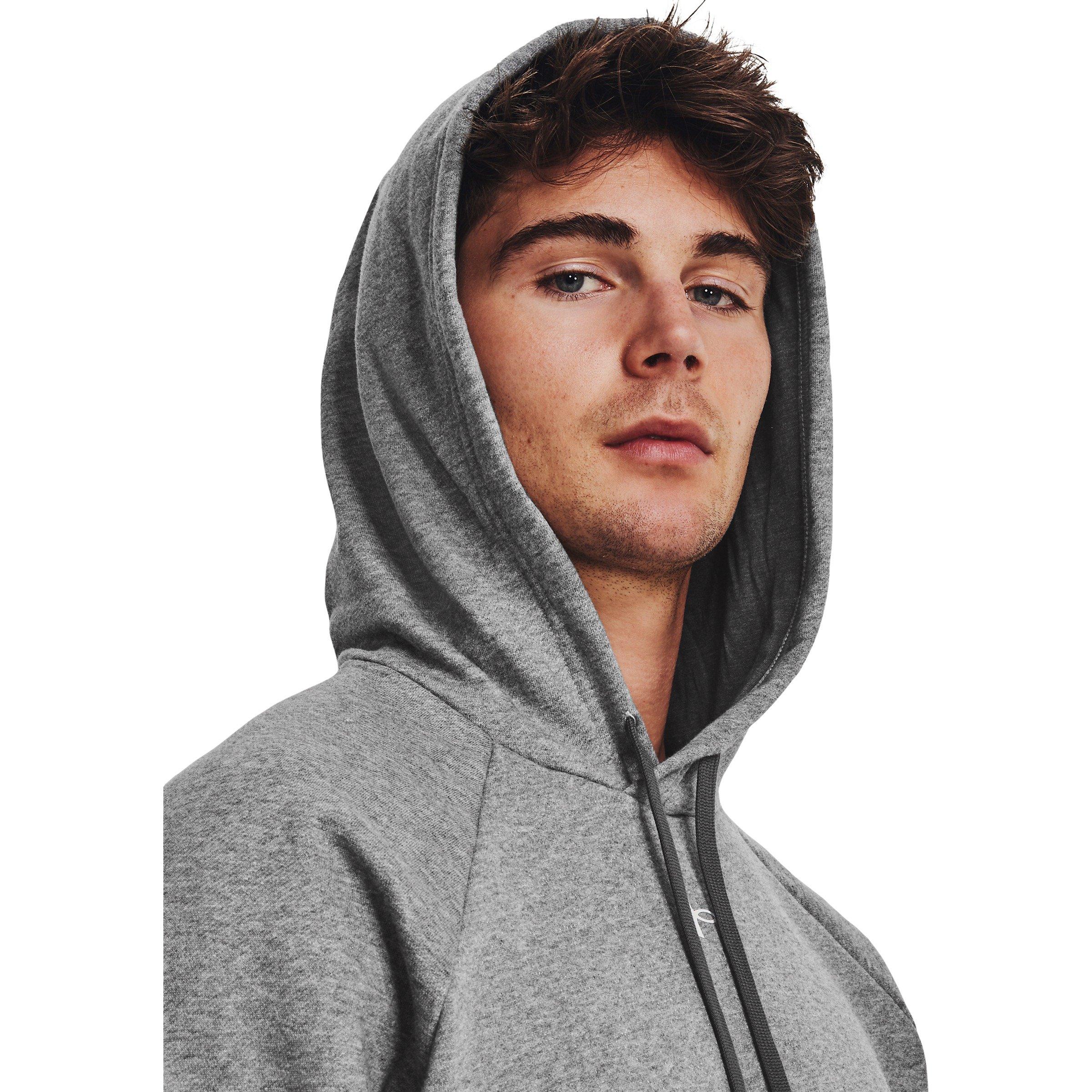 Grey - Under Armour - Under Armour Ua Rival Fleece Suit Full Tracksuit Mens - 5