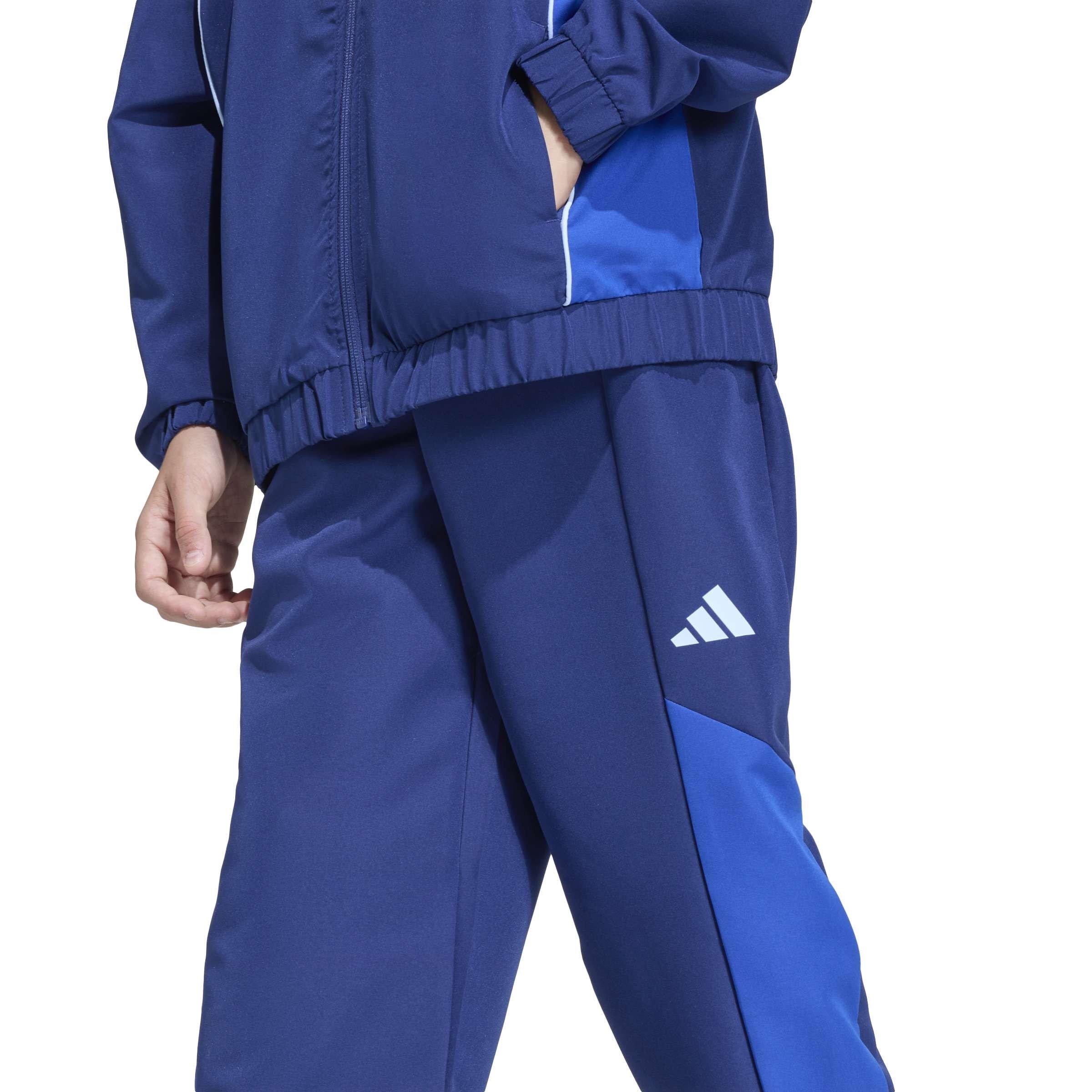 Dk Blue/Blue - adidas - Kids' Full-Zip Woven Jacket and Trousers Clothing Set - 8