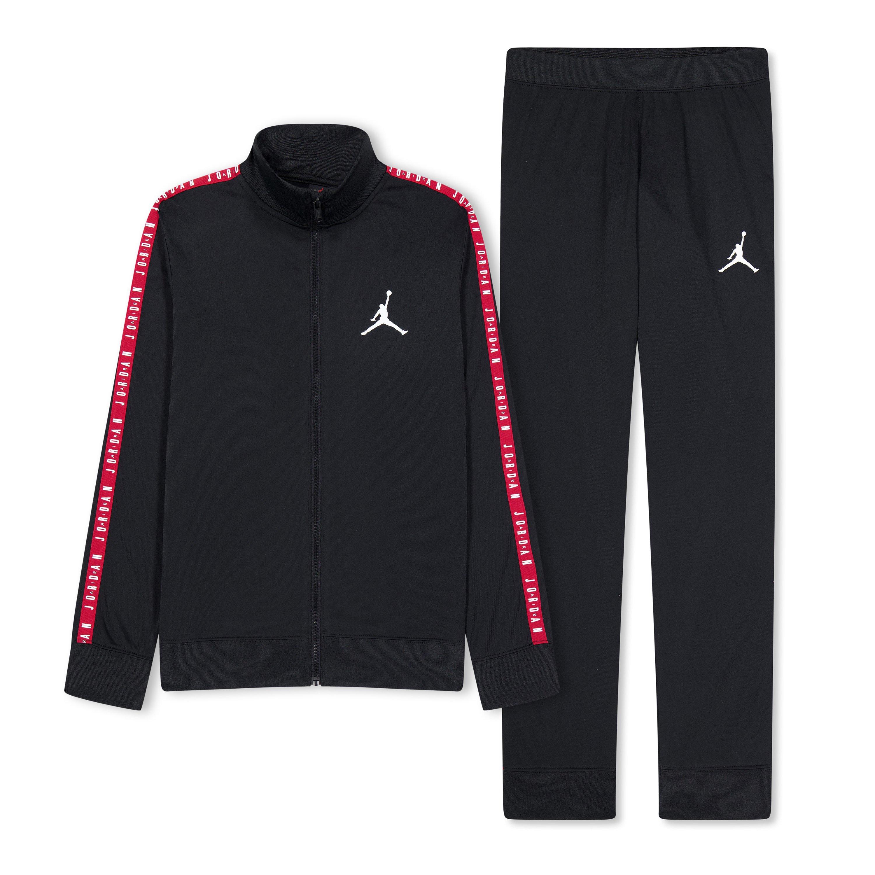 Black/Red - Air Jordan - AJ Tape Tracksuit Juniors - 1