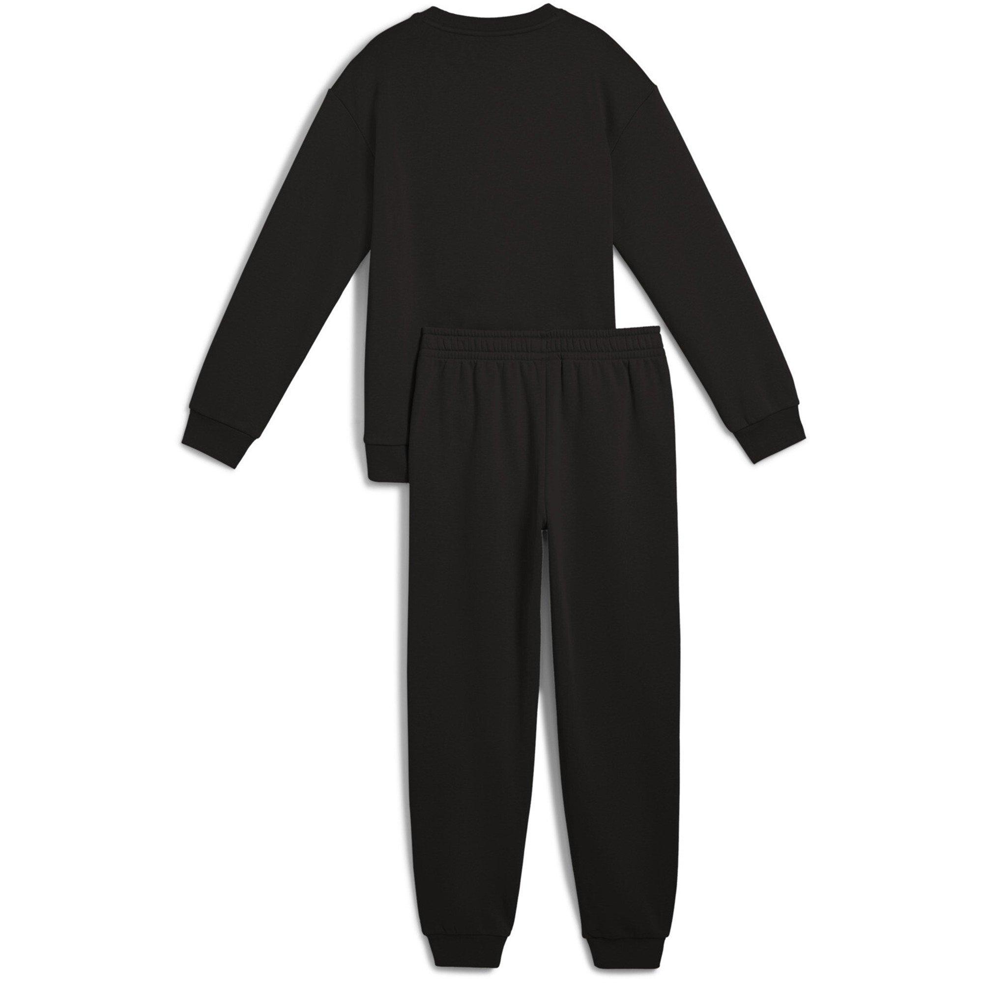Puma Schwarz - Puma - Unisex Kids' Elevated Relaxed Crew Fleece Tracksuit - 2