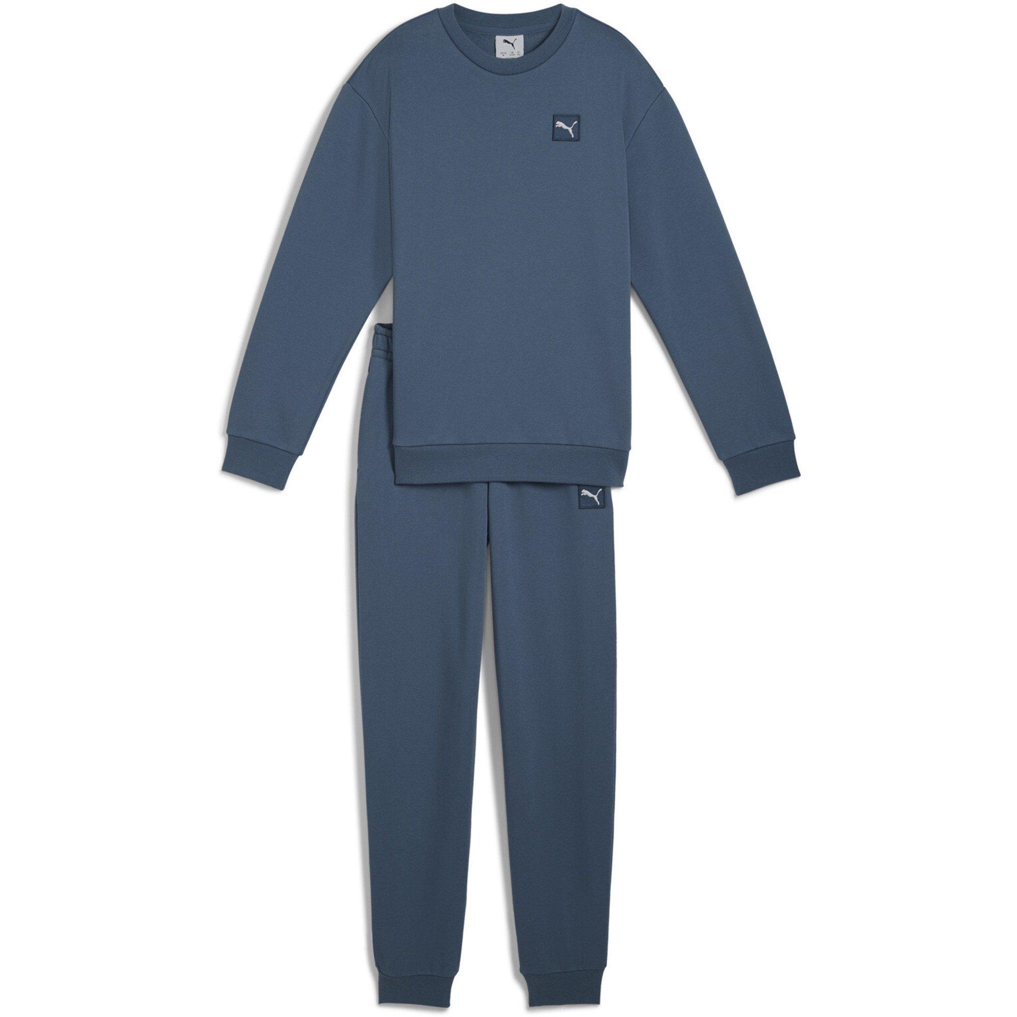 Unisex Kids' Elevated Relaxed Crew Fleece Tracksuit