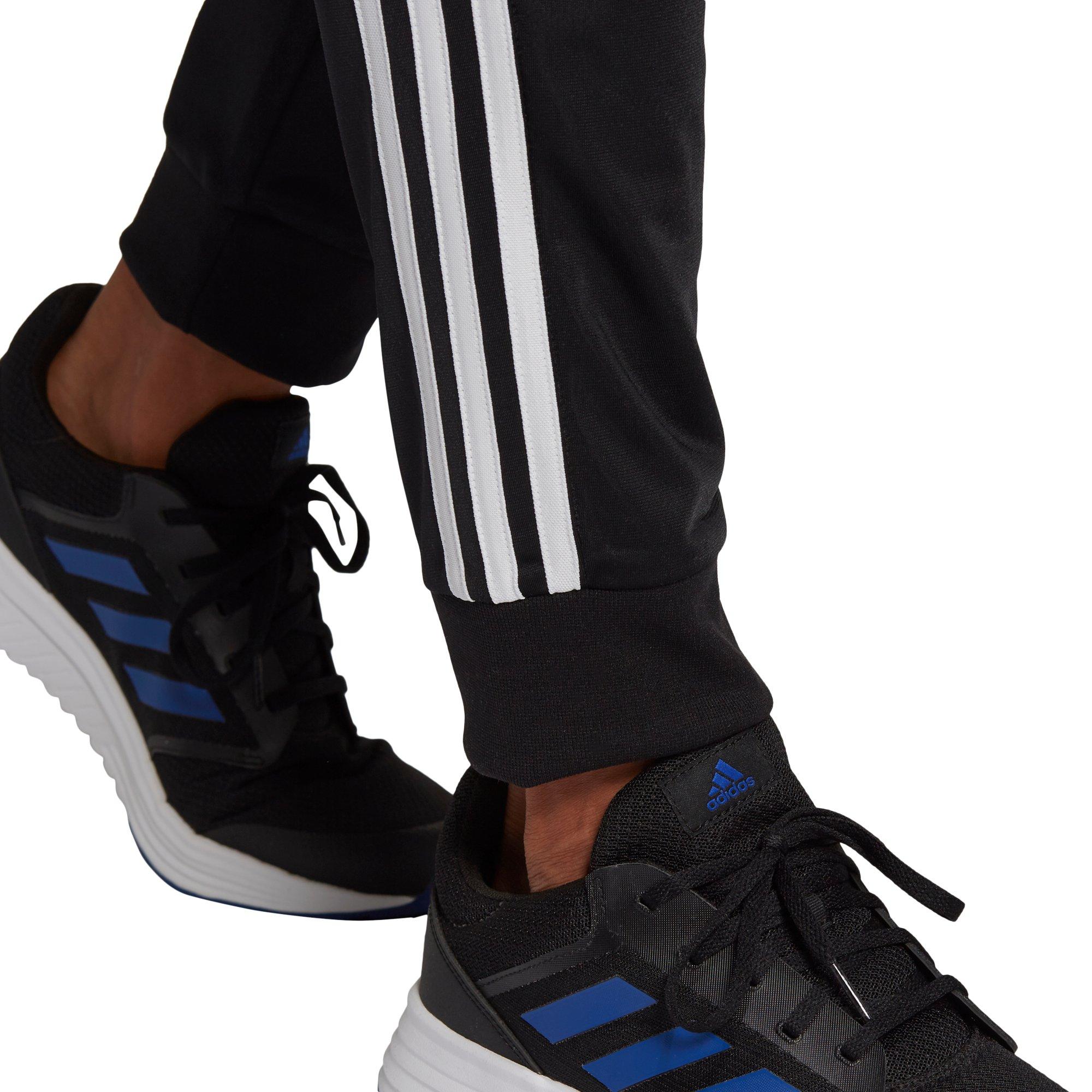 Preto/Branco - adidas - 3 Stripe Tracksuit Mens - 8