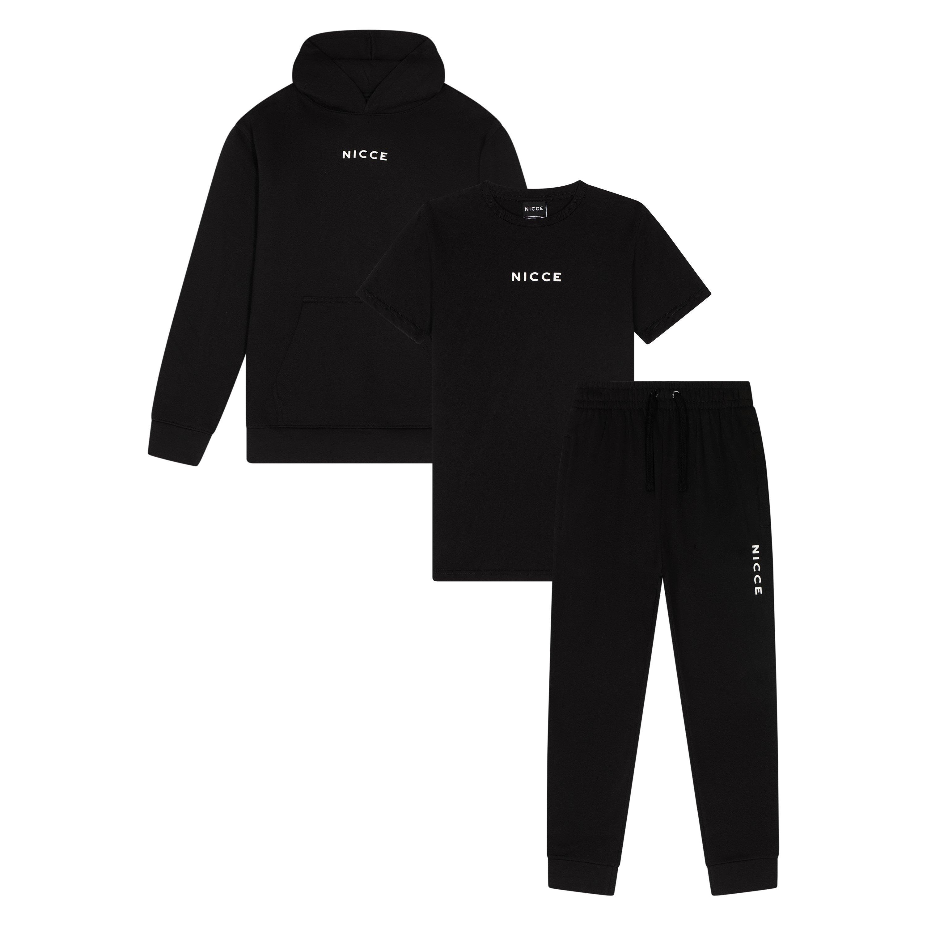 Nicce Boys Dylan Tracksuit Set - Black - 9-10 (M)