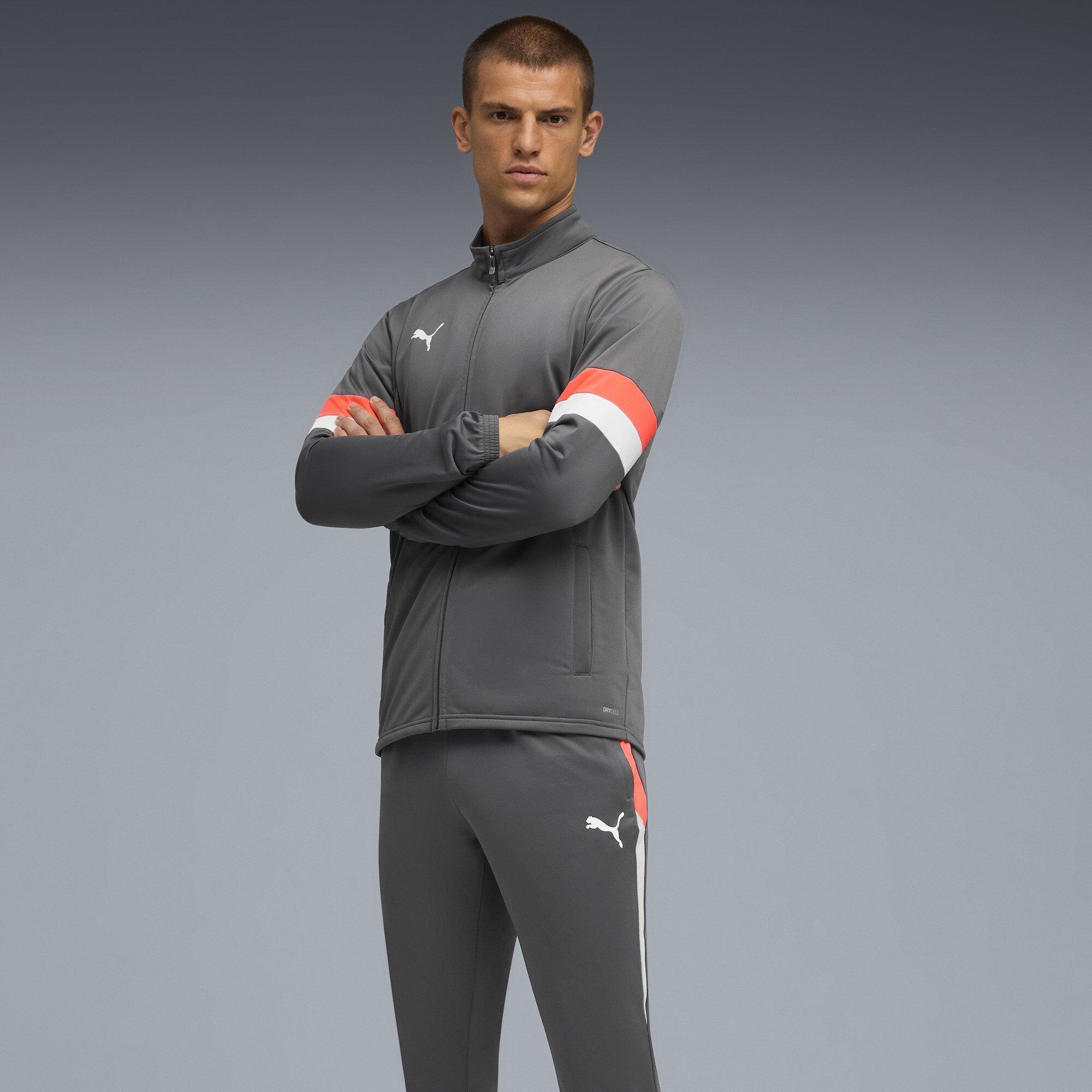 Cool Dark Gray - Puma - Men's Piping Tracksuit - 5