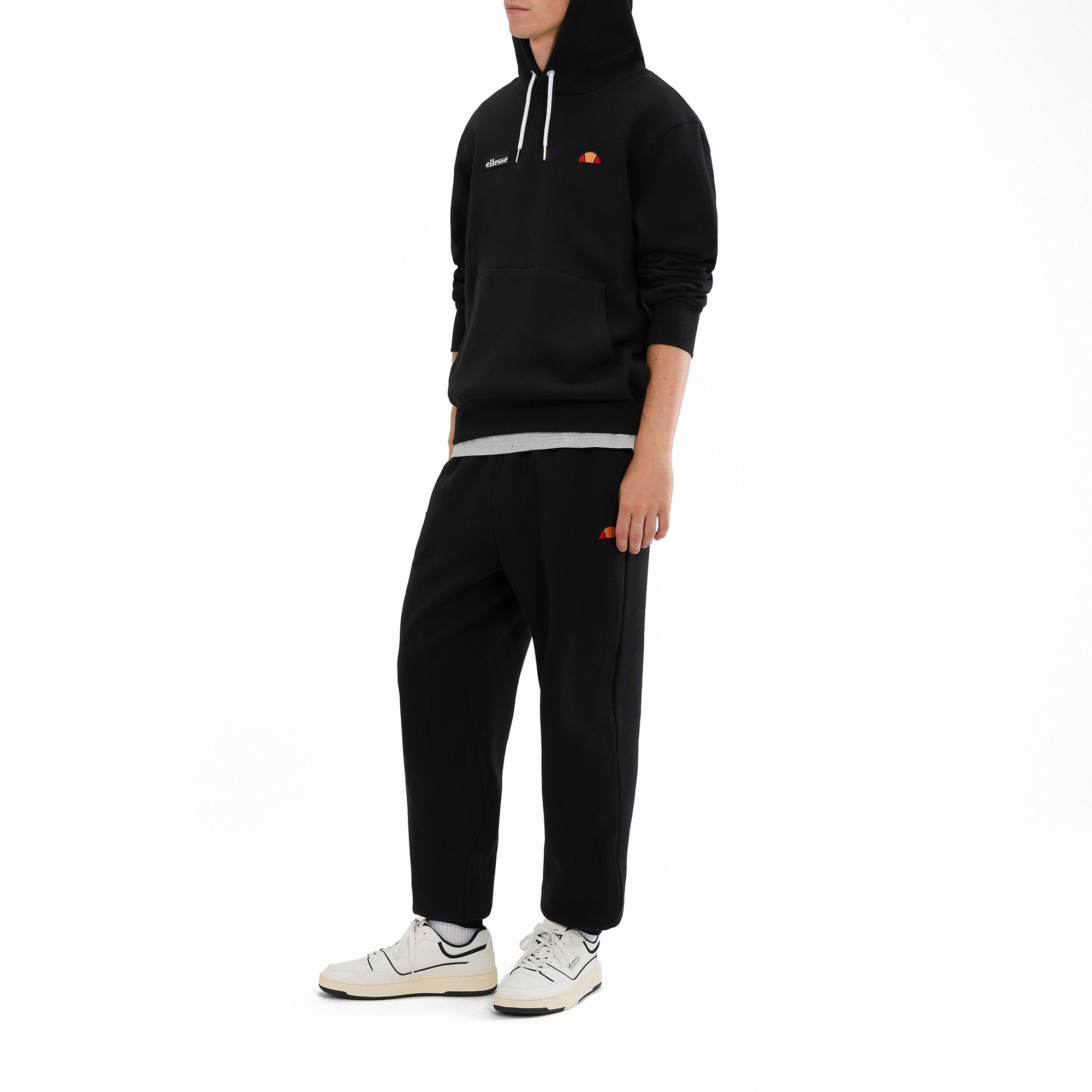 Ellesse Men's Fleece Tracksuit - Black - Large