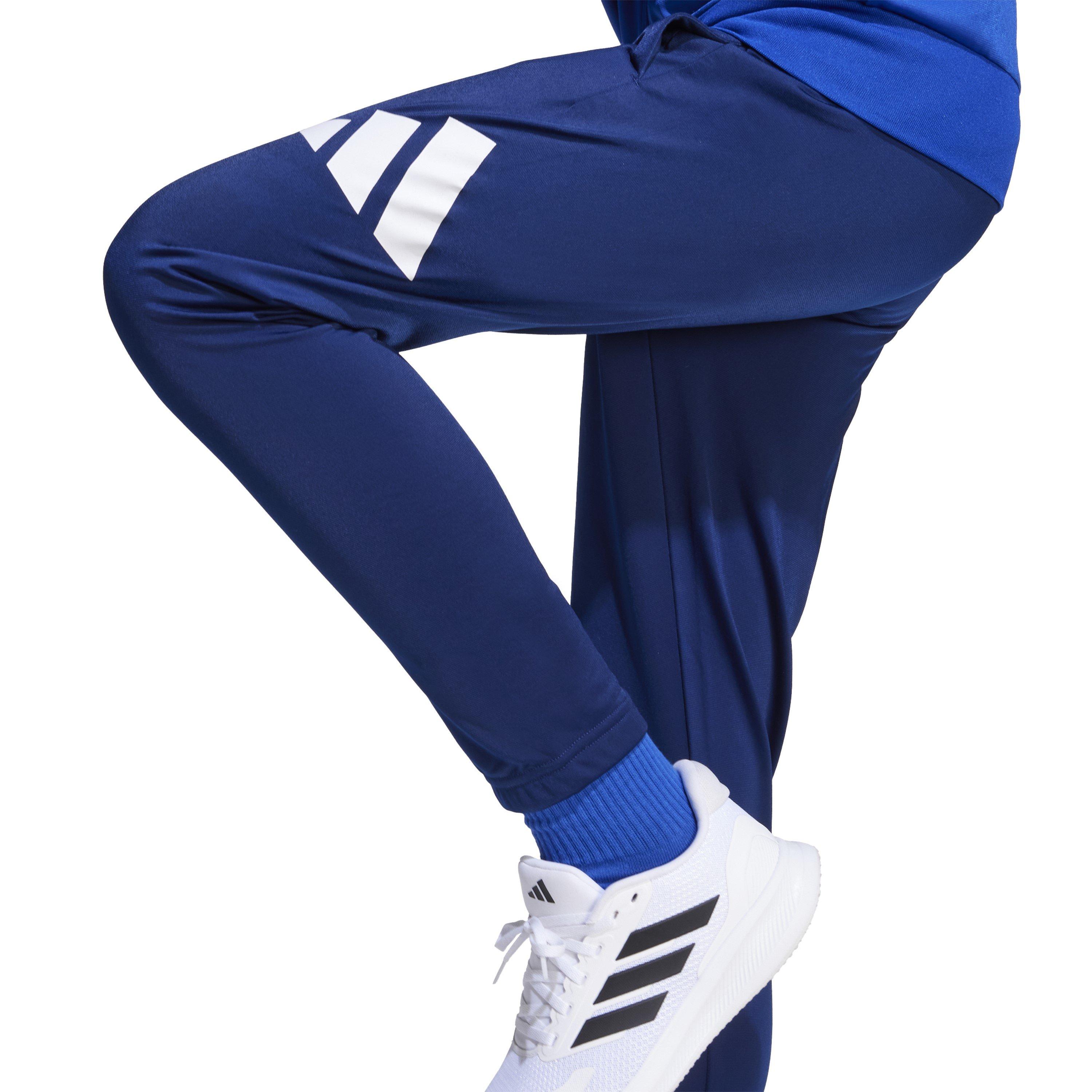 Blå/Hvid - adidas - Linea Poly Tracksuit Juniors - 9