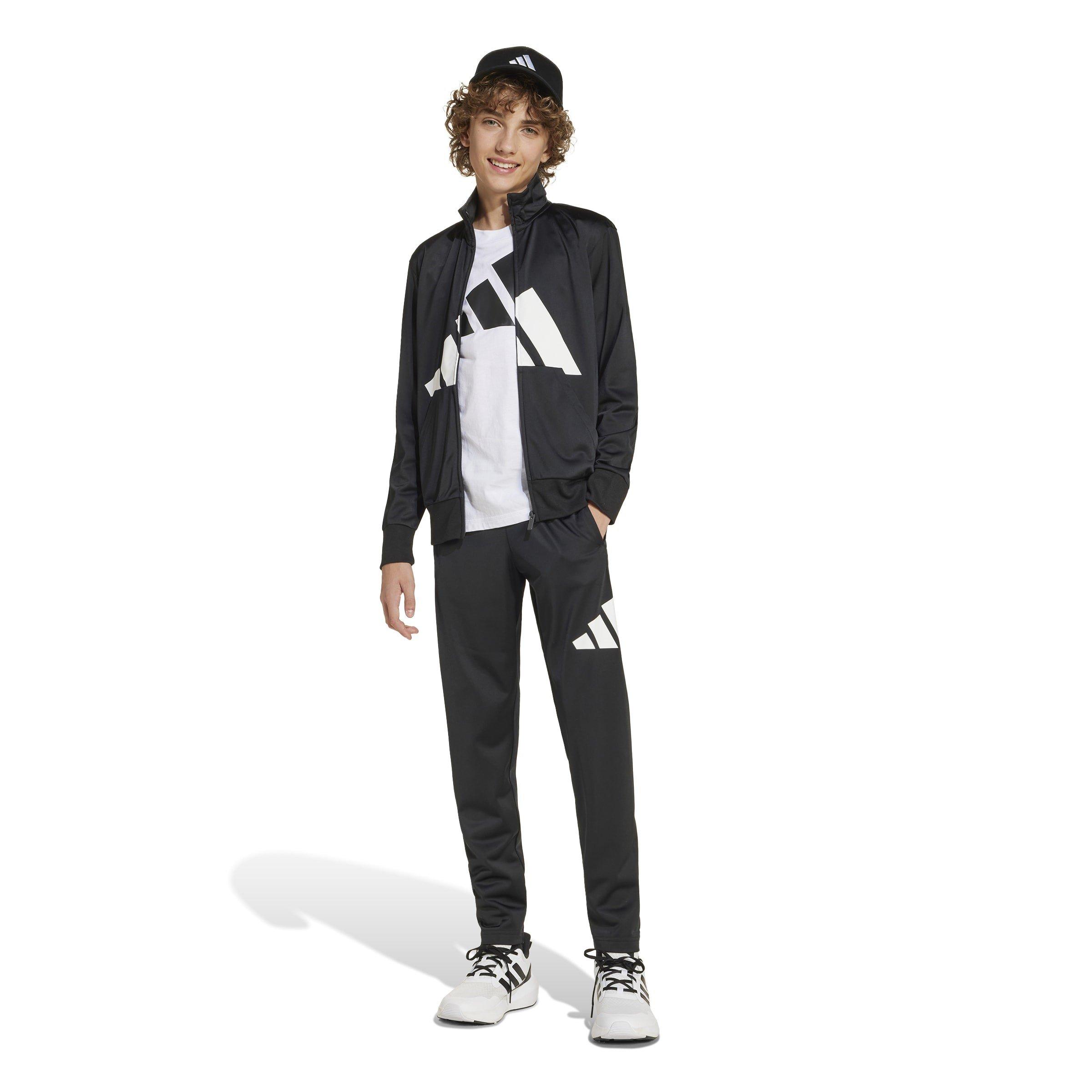 Negro/Blanco - adidas - Linea Poly Tracksuit Juniors - 6