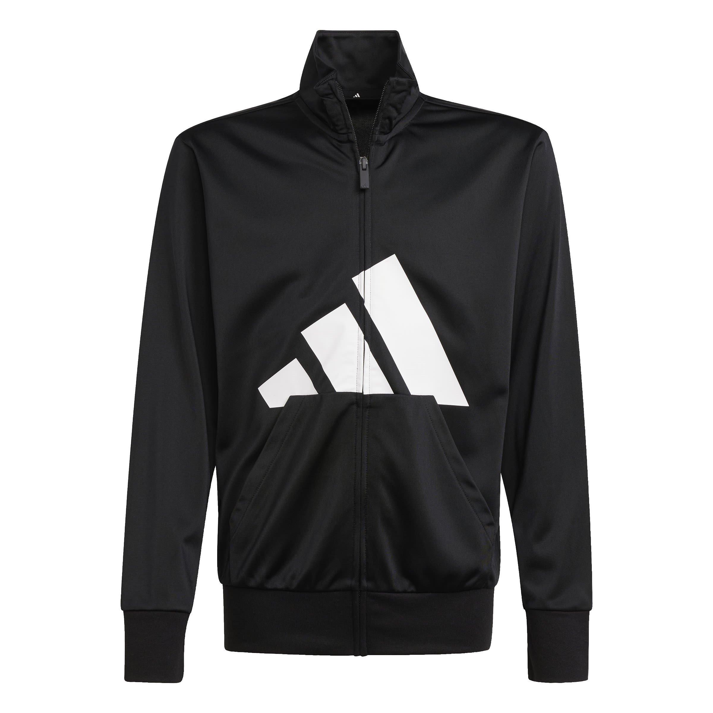 Negro/Blanco - adidas - Linea Poly Tracksuit Juniors - 7