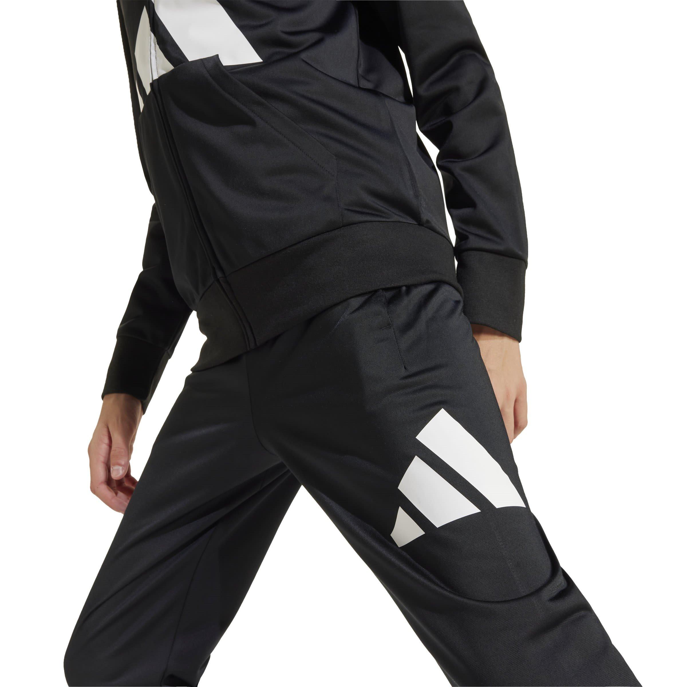 Negro/Blanco - adidas - Linea Poly Tracksuit Juniors - 9
