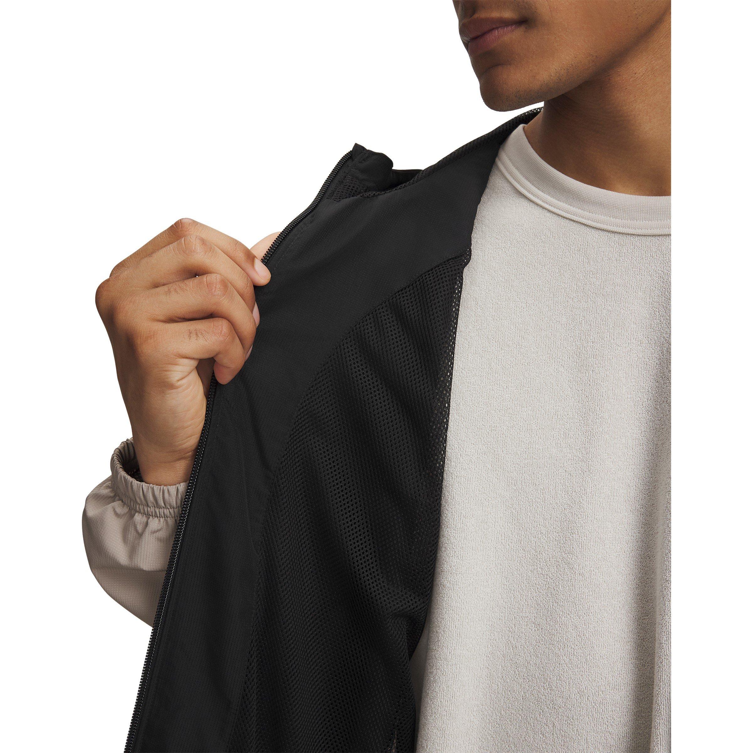 Blk/Timberwolf - Under Armour - Men's Rival Woven Tracksuit Jacket - 3