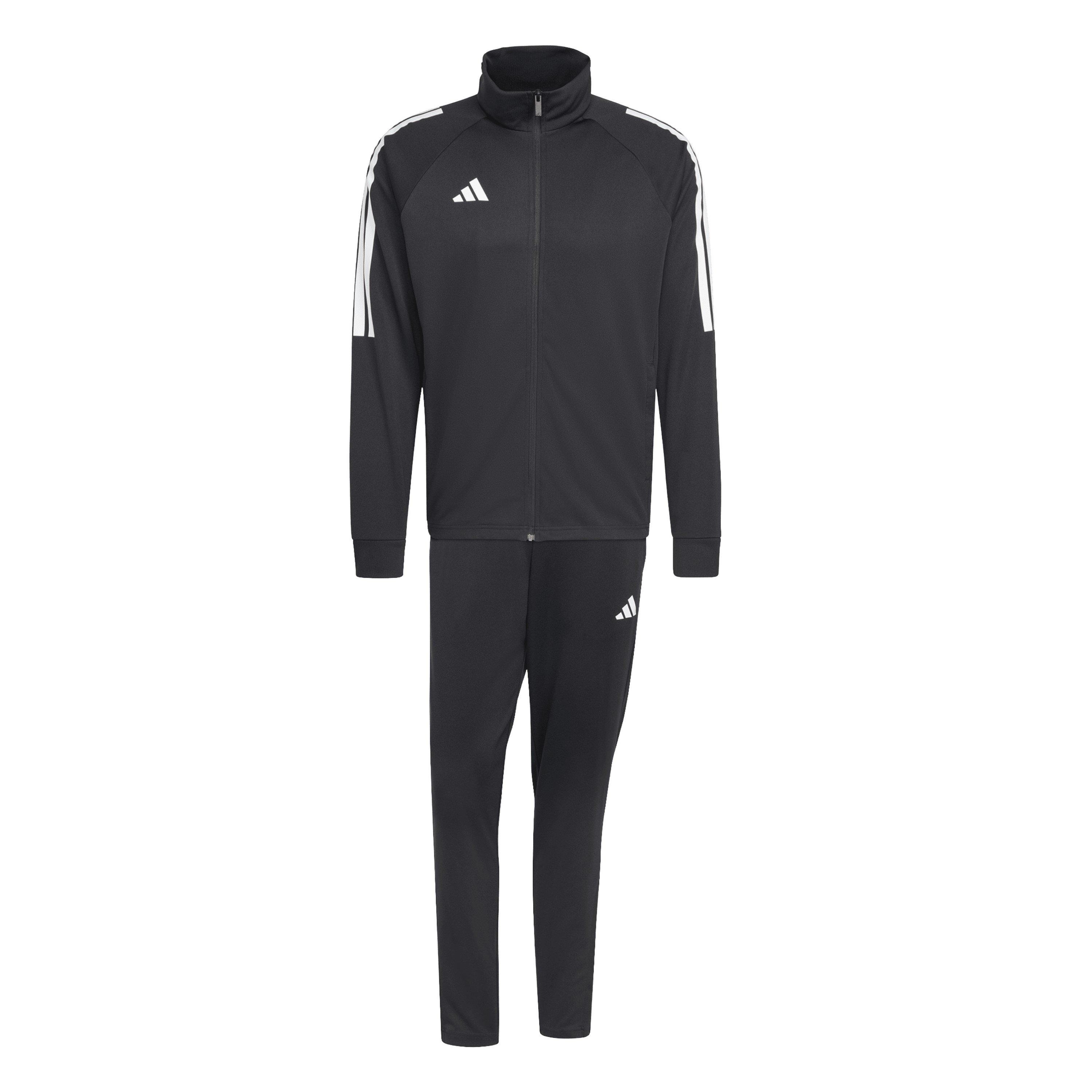 Black/White - adidas - Mens Football Sereno Tracksuit - 1